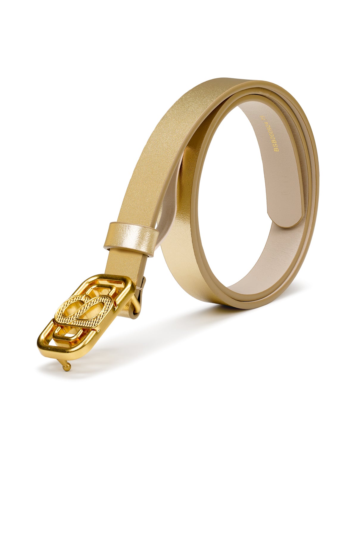 Briana Textured Belt - Small - Gold