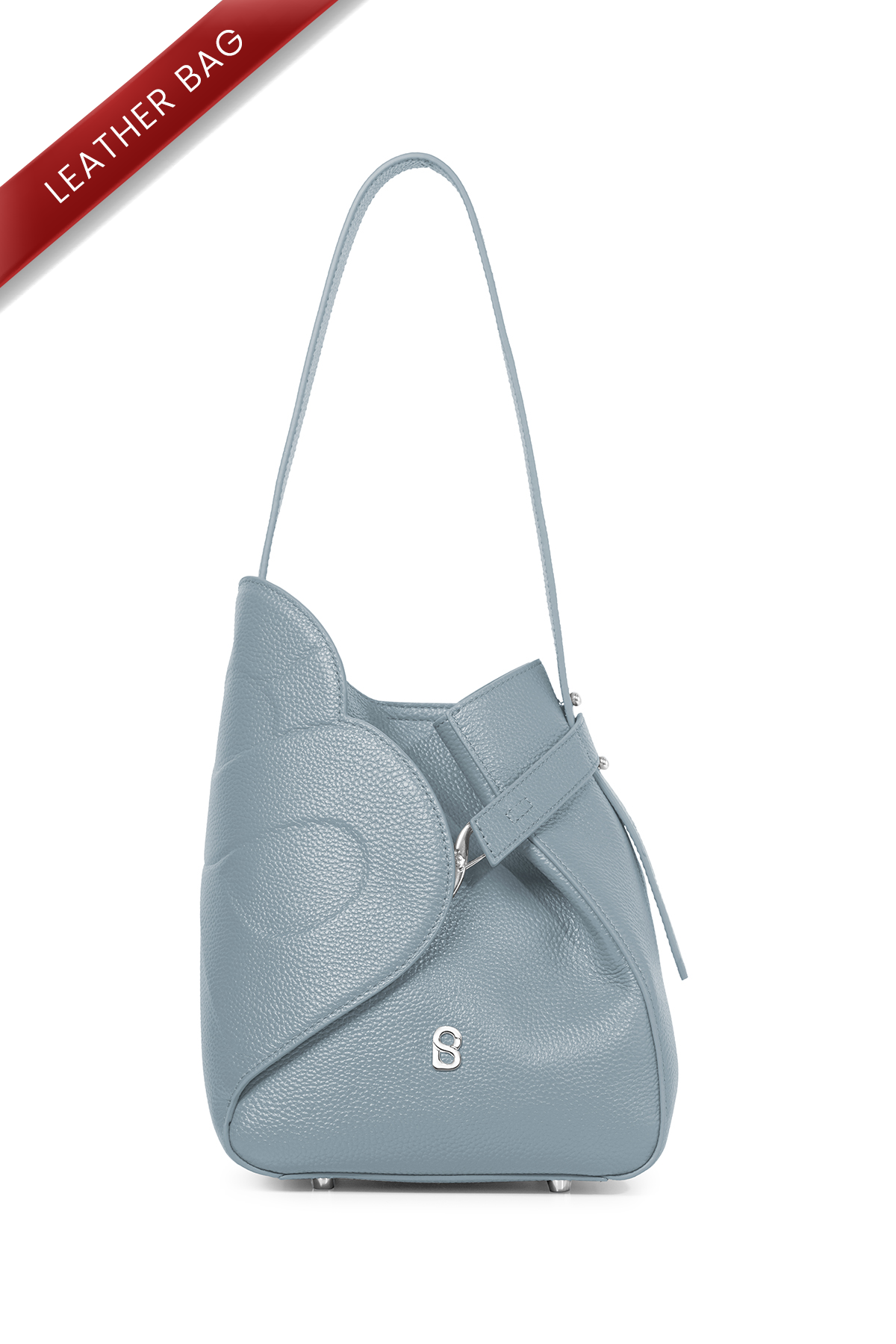 Britney Bag Dusty Blue Buttonscarves