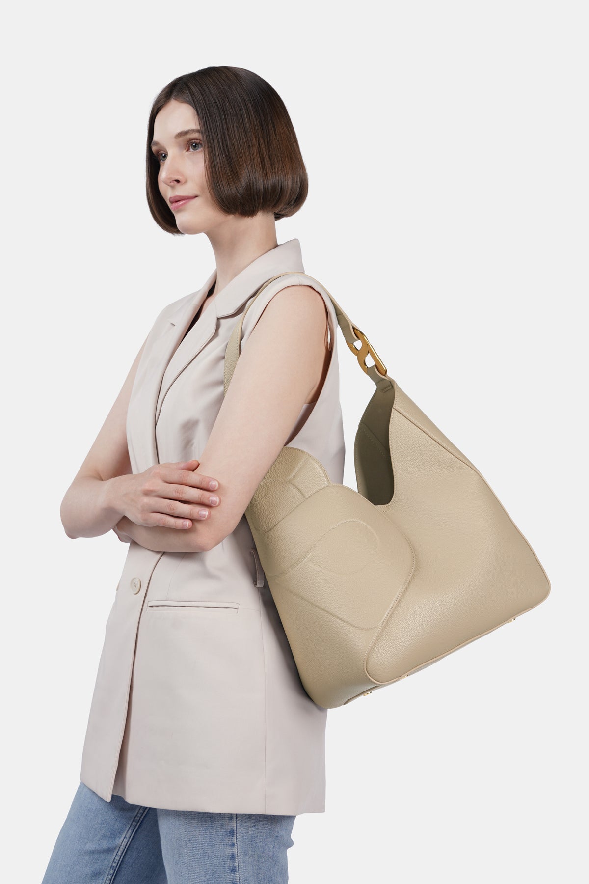 Britney Hobo Bag - Creta