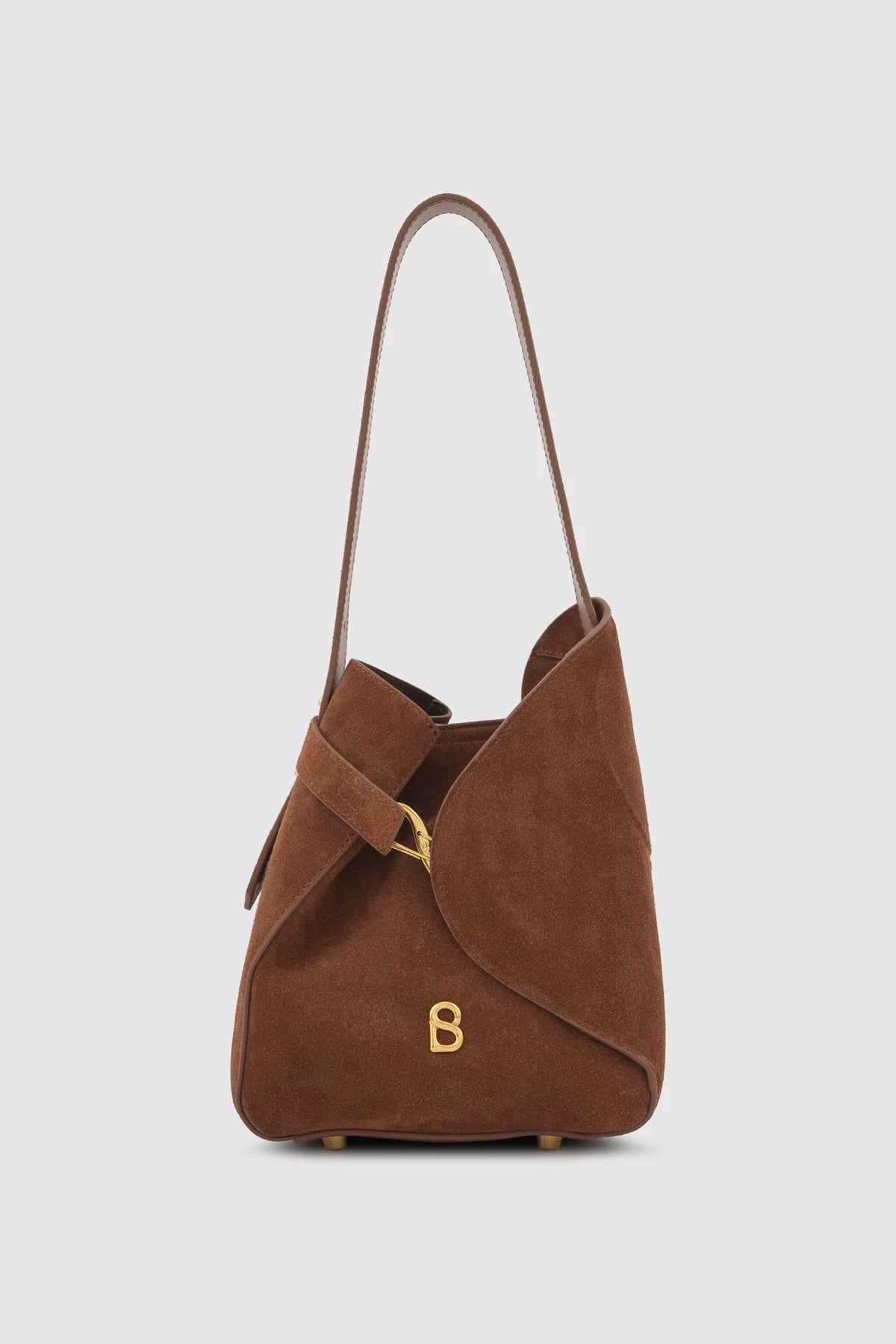 Britney Bag Small - Suede Leather - Caramel