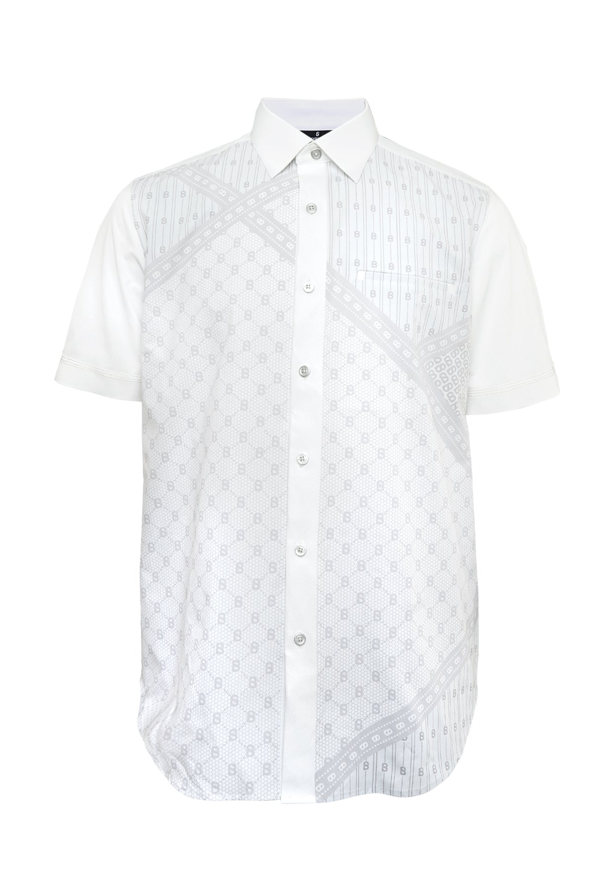 Crosswise Men Shirt - Short Sleeve - Off White