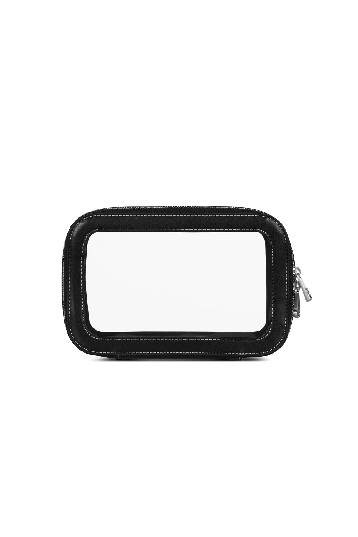 Claire Clear Makeup Pouch Black – Buttonscarves - Main Image