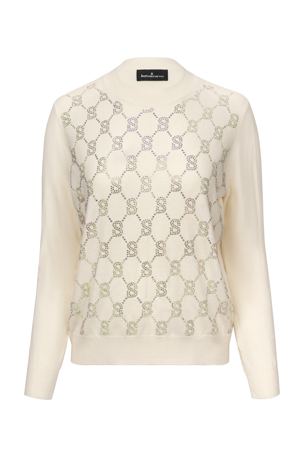 Clara Monogram Sweatshirt - Ivory