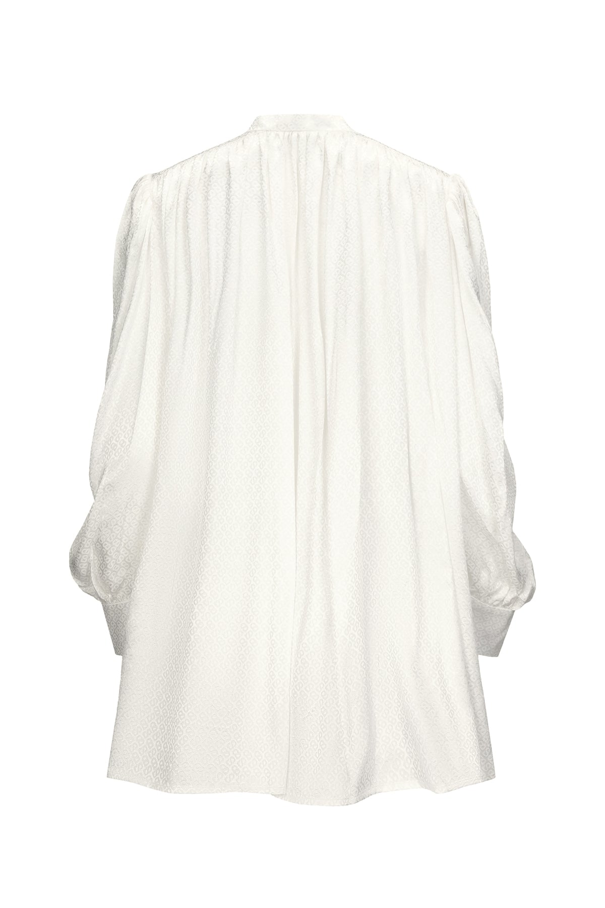 Claudia Monogram Shirt - White