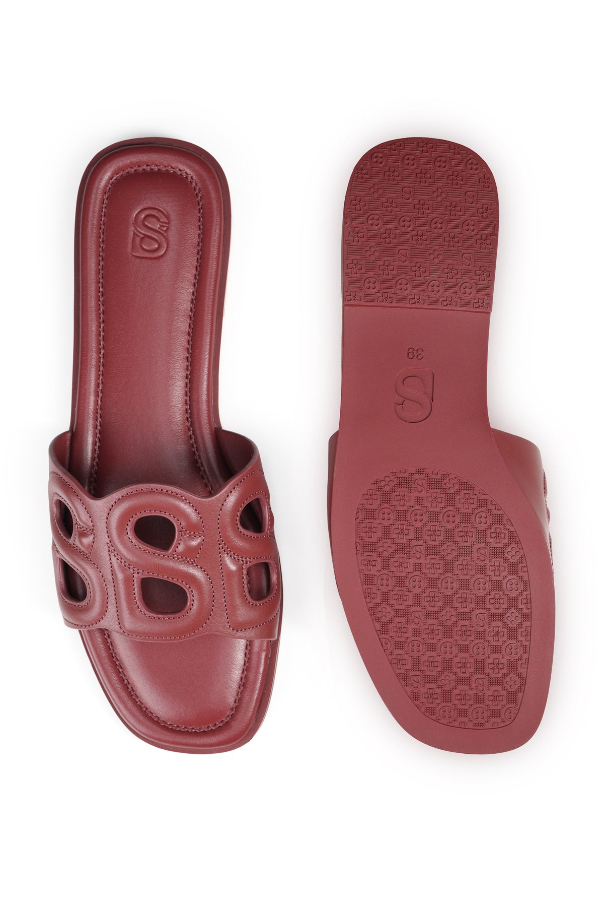 Clea Sandal - Bordo