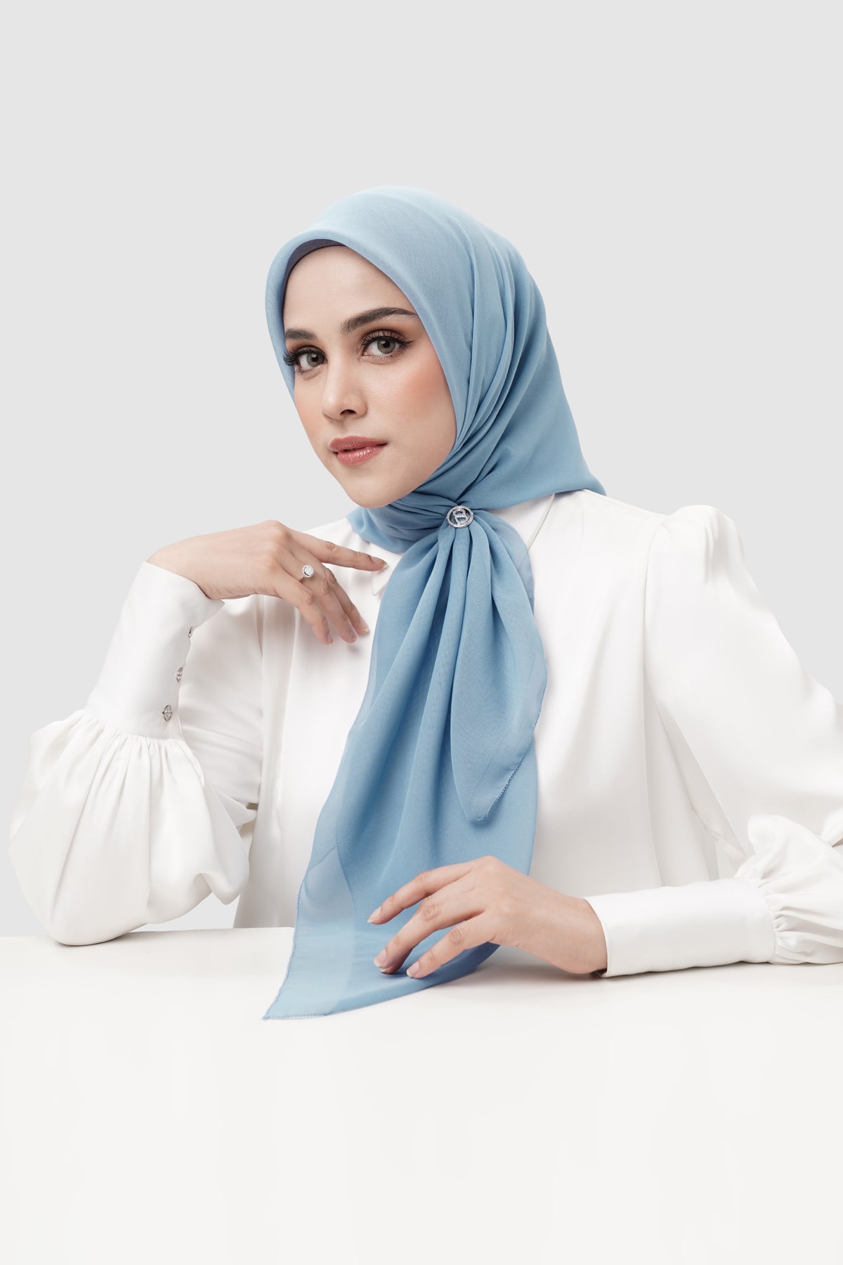Everyday Scarf - Dusty Blue