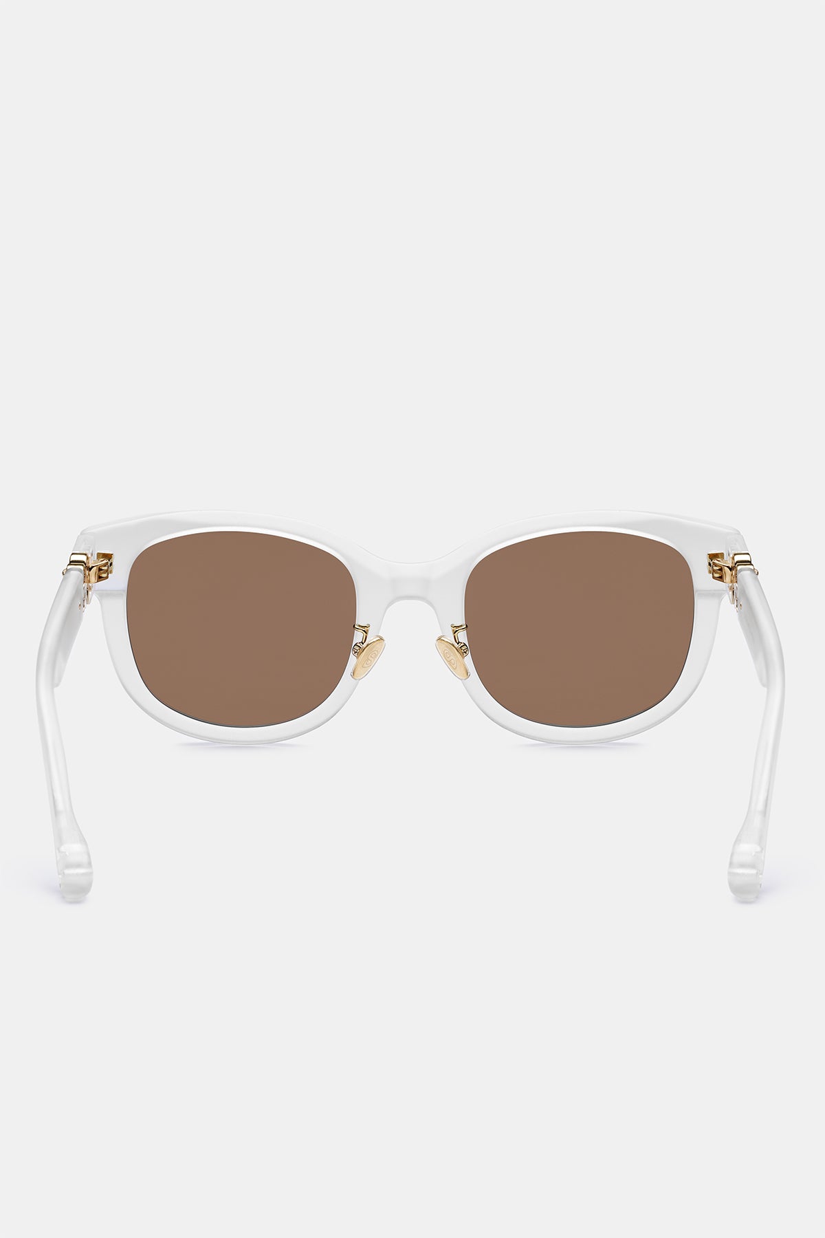 Deux Oval Sunglasses - Brown