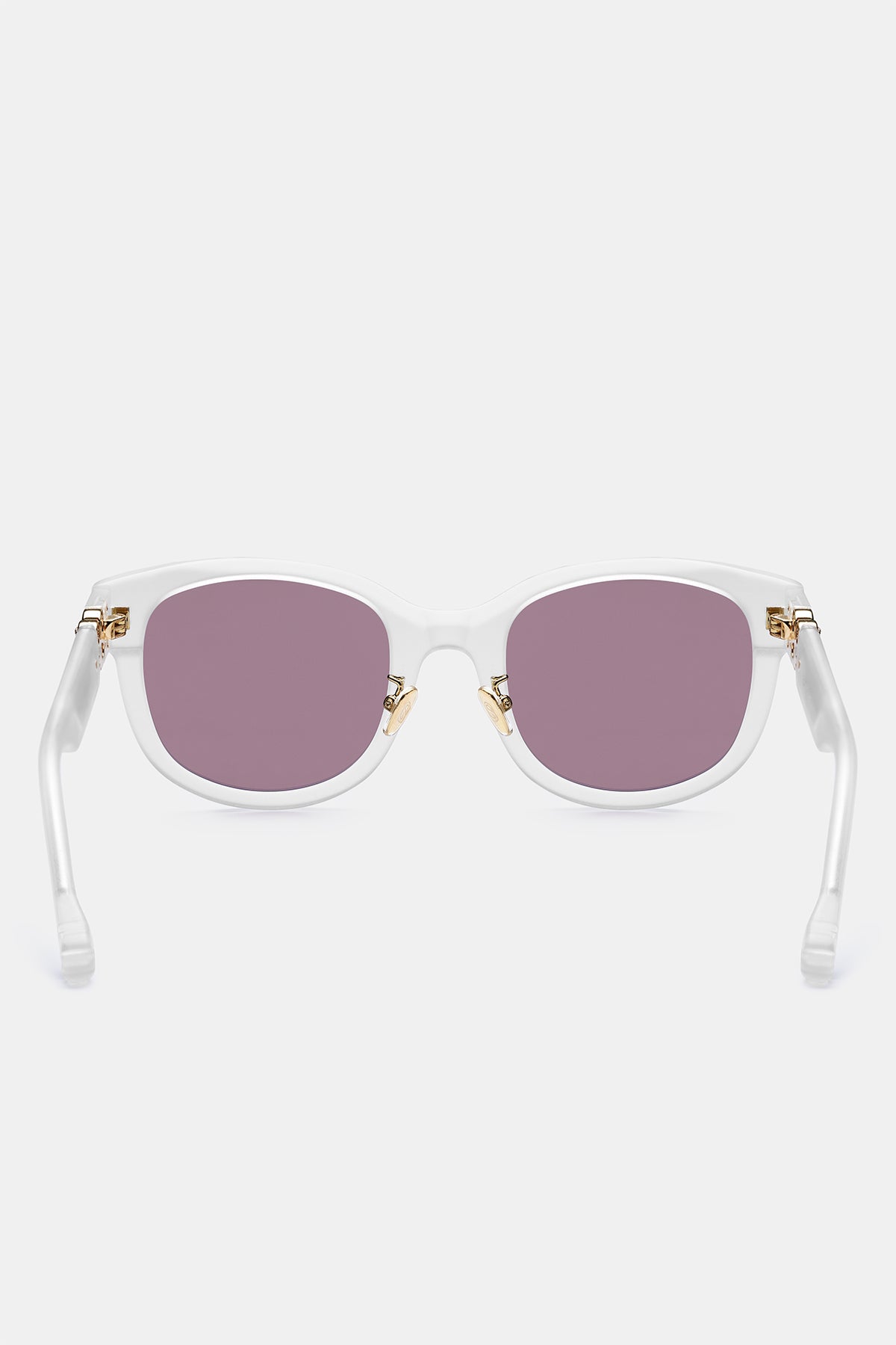 Deux Oval Sunglasses - Plum