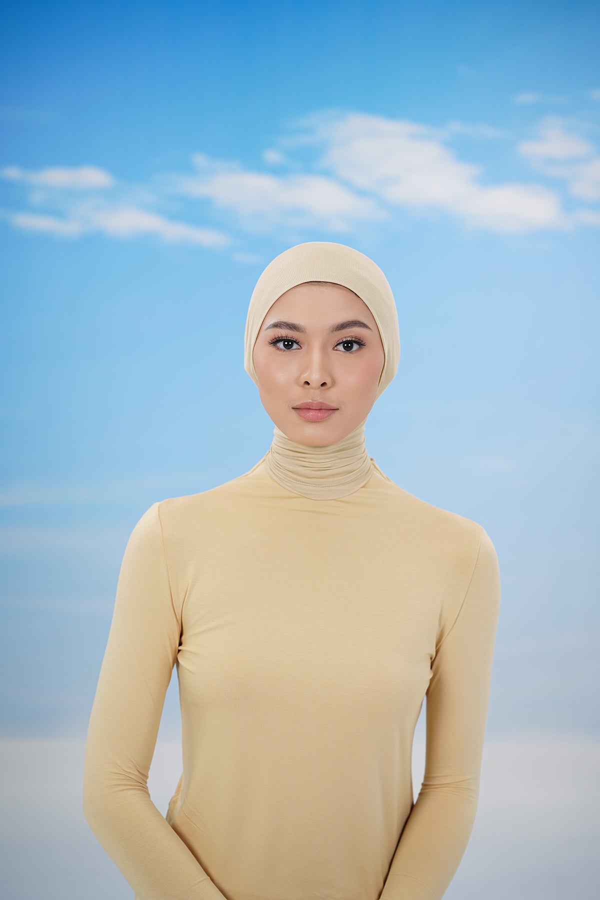 Inner Neck Tie - Almond