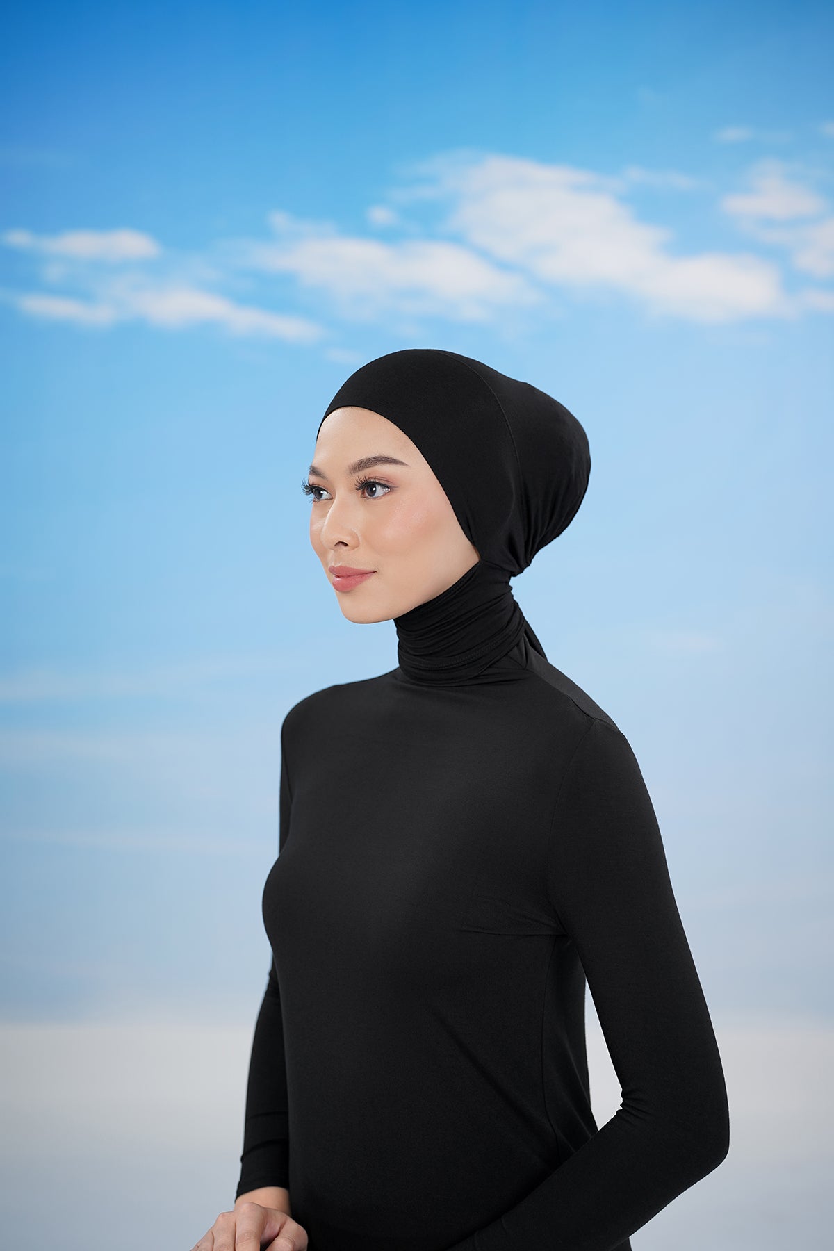 Inner Neck Tie - Black