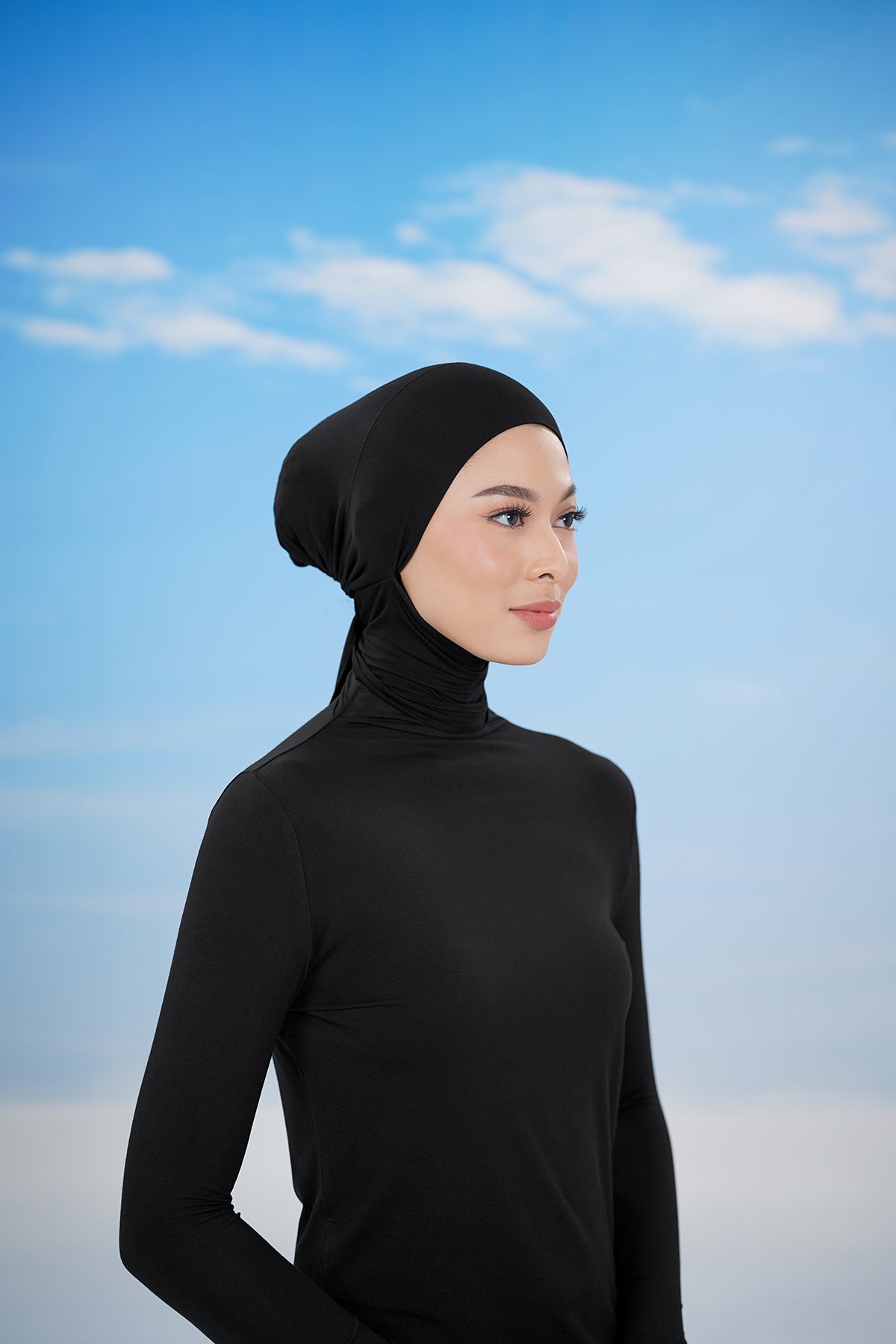 Inner Neck Tie - Black