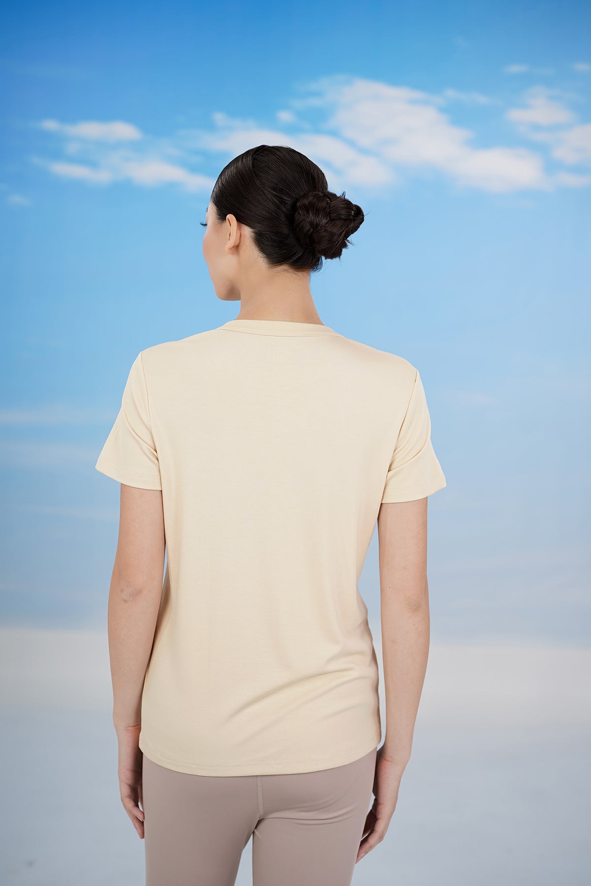 Everyday Inner Short Sleeves - Wood Ash