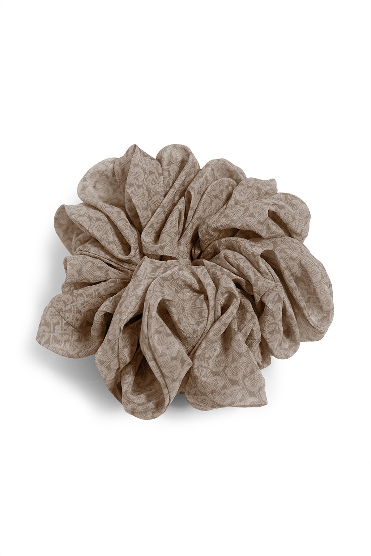 Wicker Scrunchie - Ice Coffee