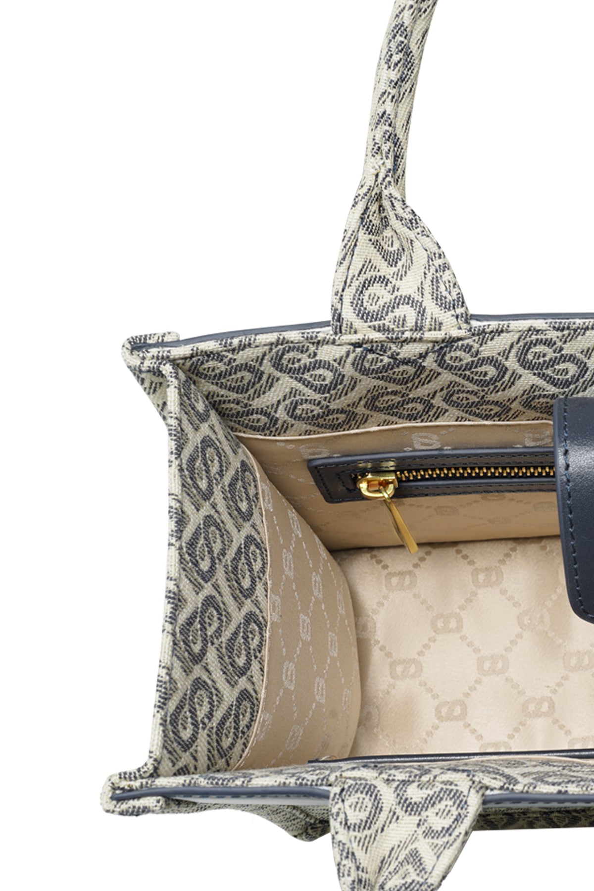 Bimu Jakarlı Tote Çanta Küçük - Şafak