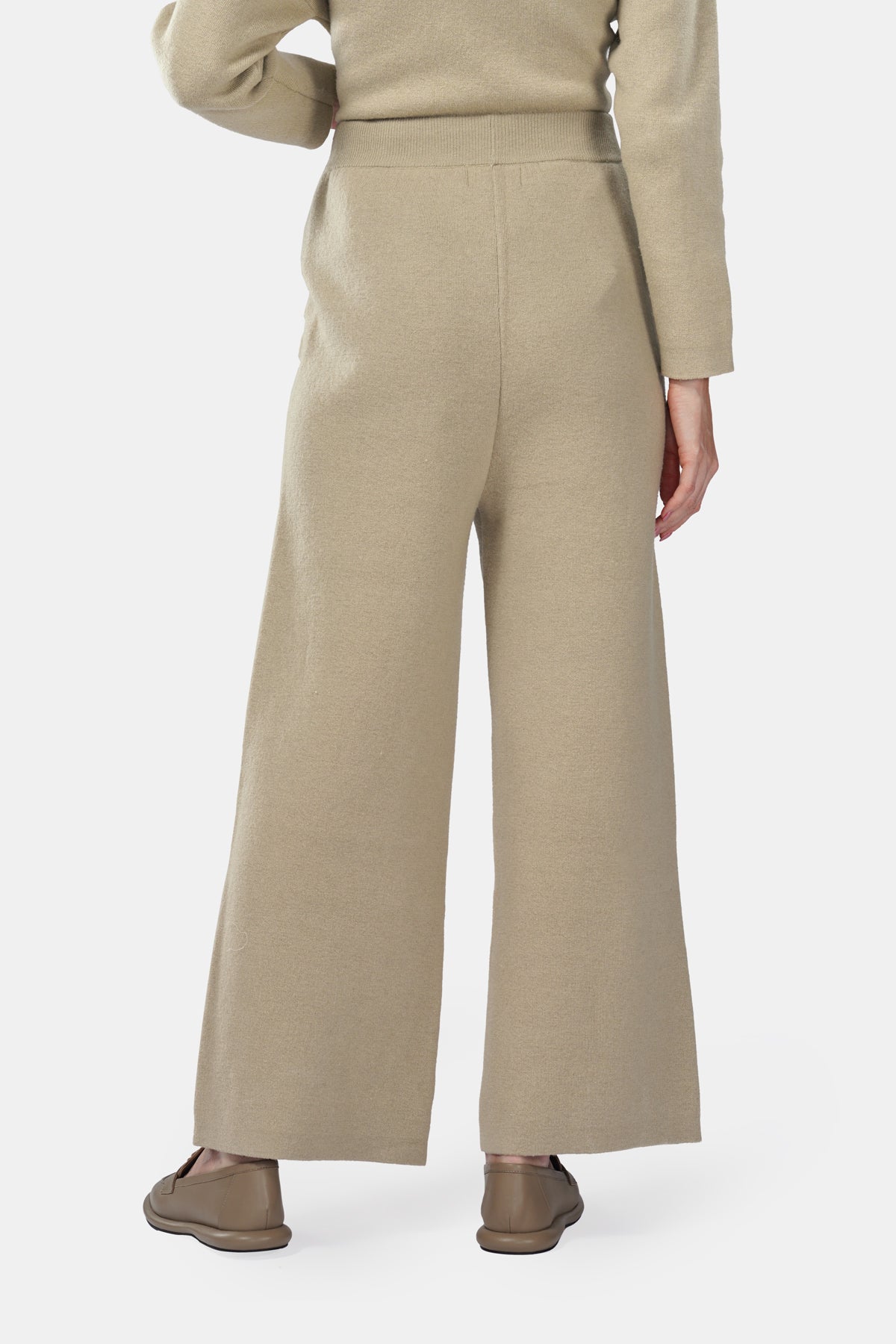 Deux Knit Pants - Brown