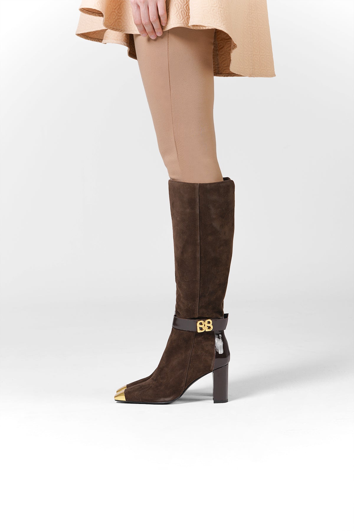 Deux Long Boots - Coffee