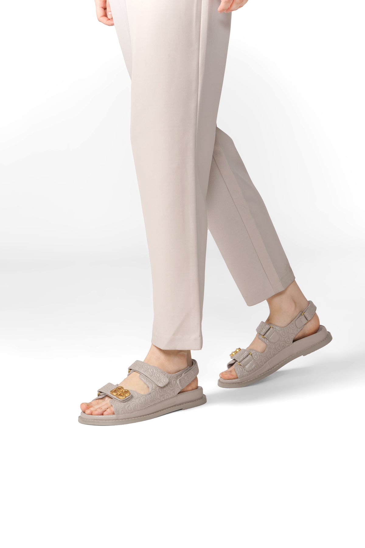 Deux Double Strap - Grey