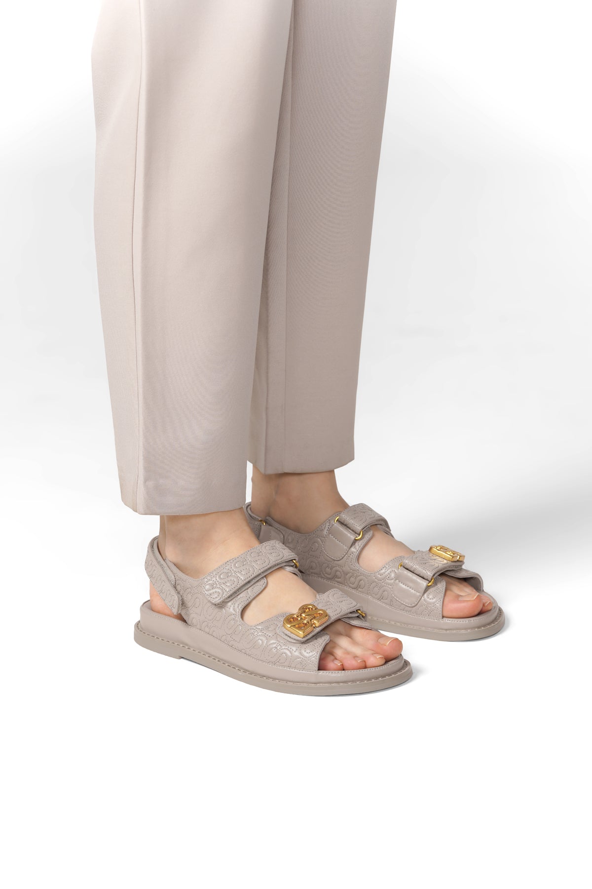 Deux Double Strap - Grey