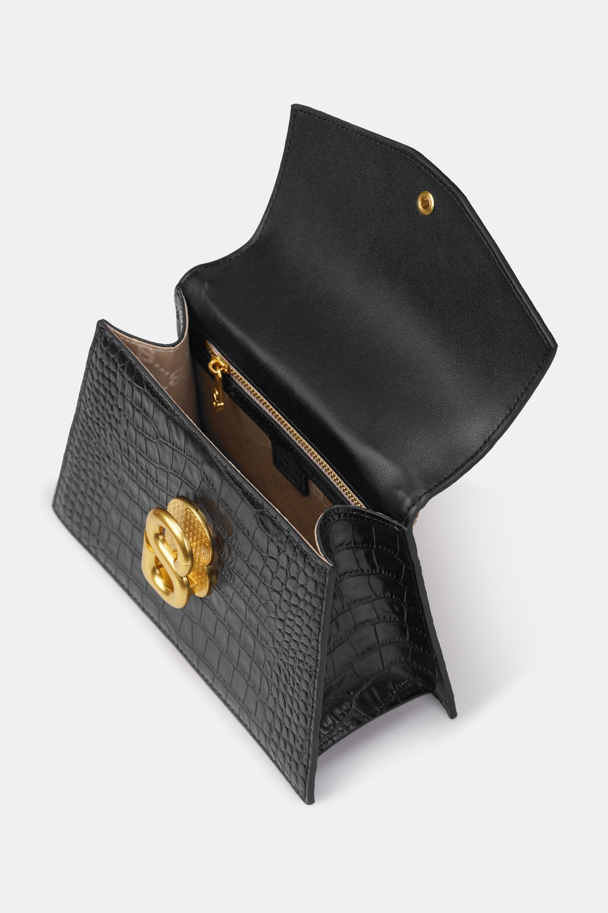 Diana Top Handle Bag - Black