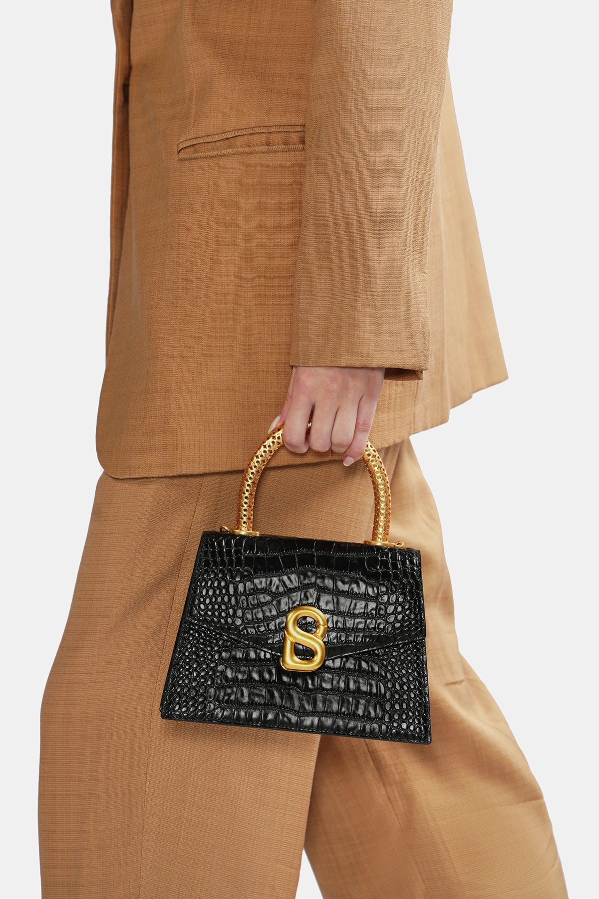 Diana Top Handle Bag - Black