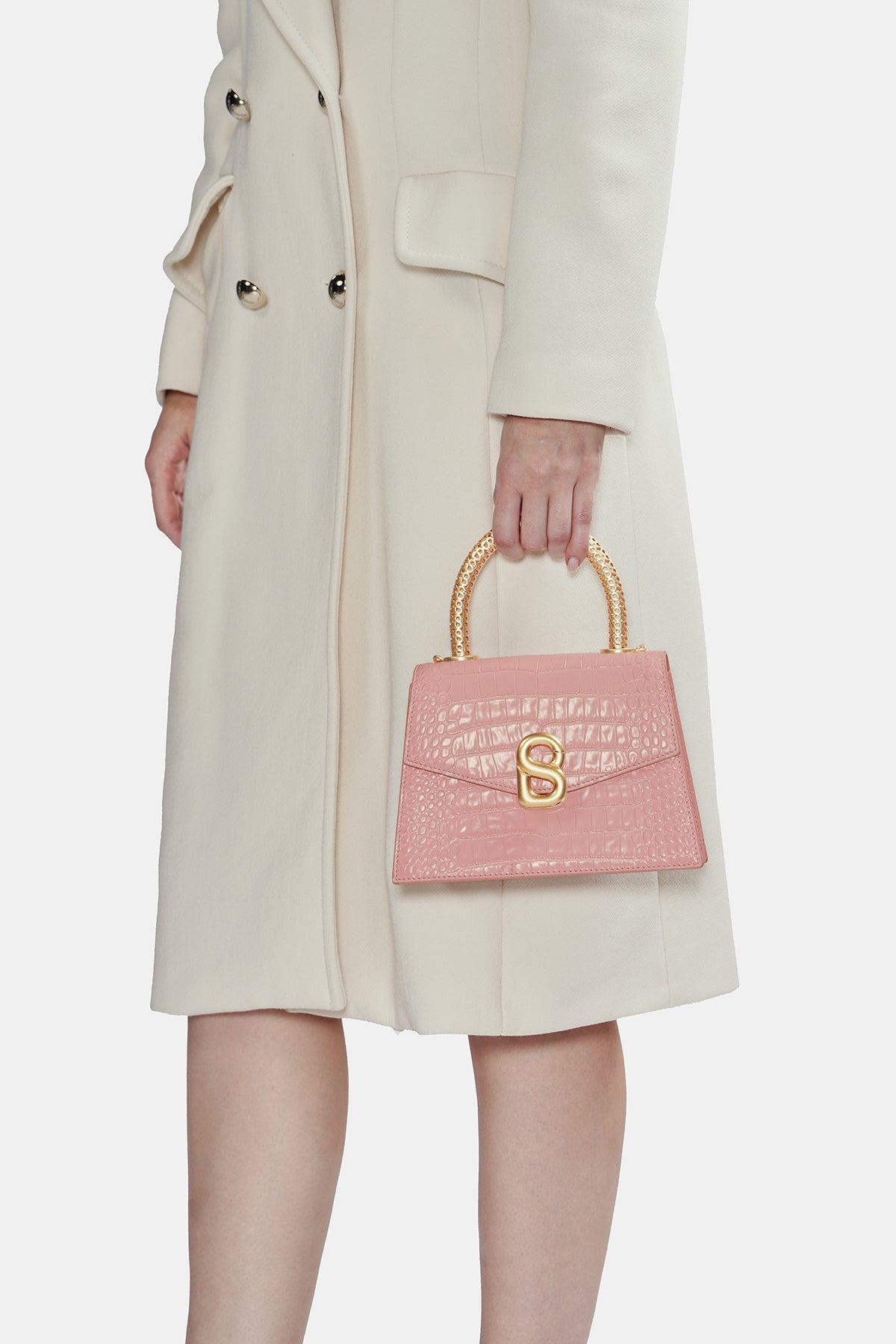 Diana Top Handle Bag - Pink