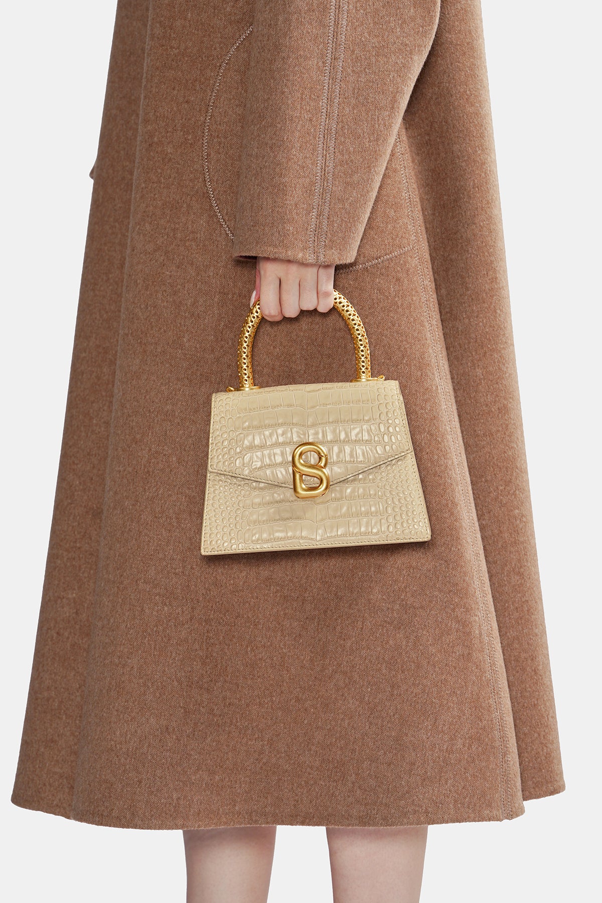 Diana Top Handle Bag - Sand