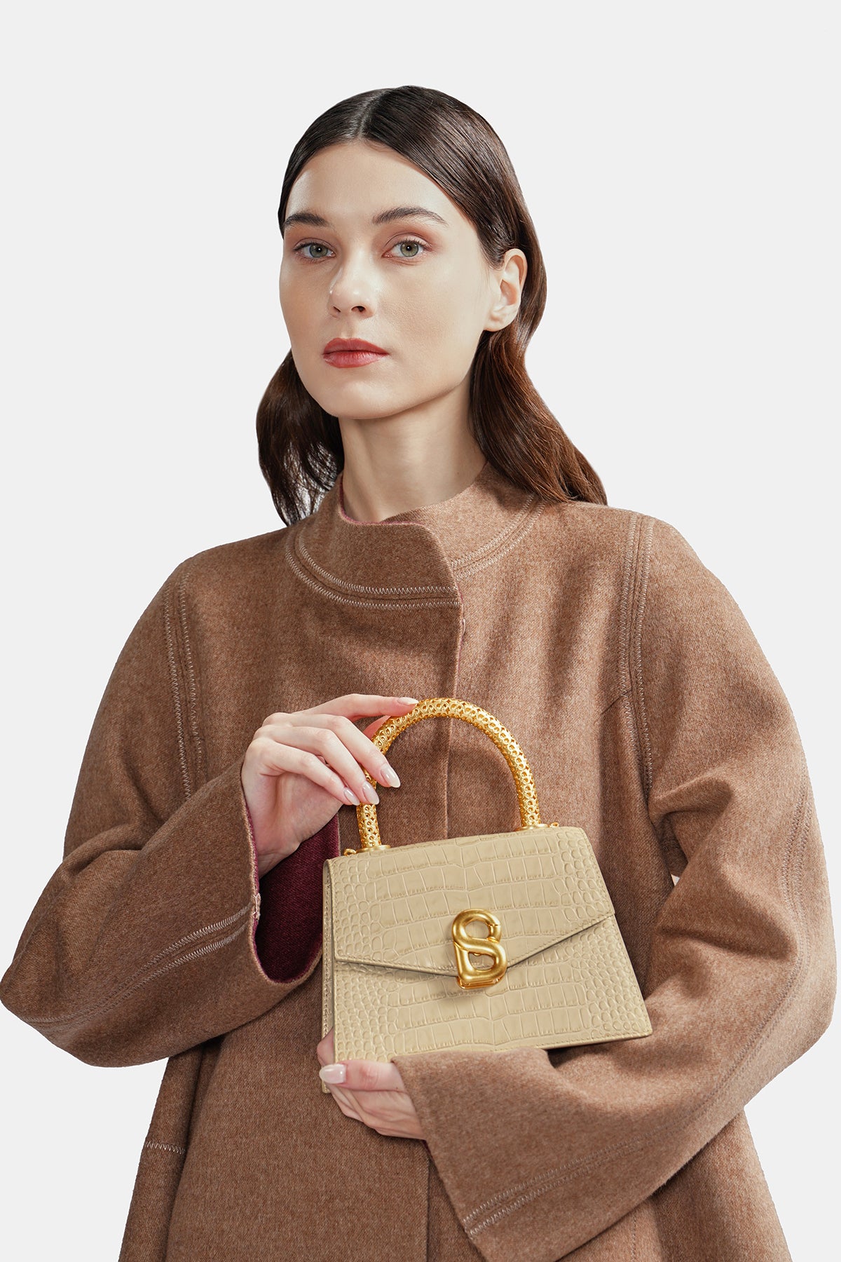 Diana Top Handle Bag - Sand