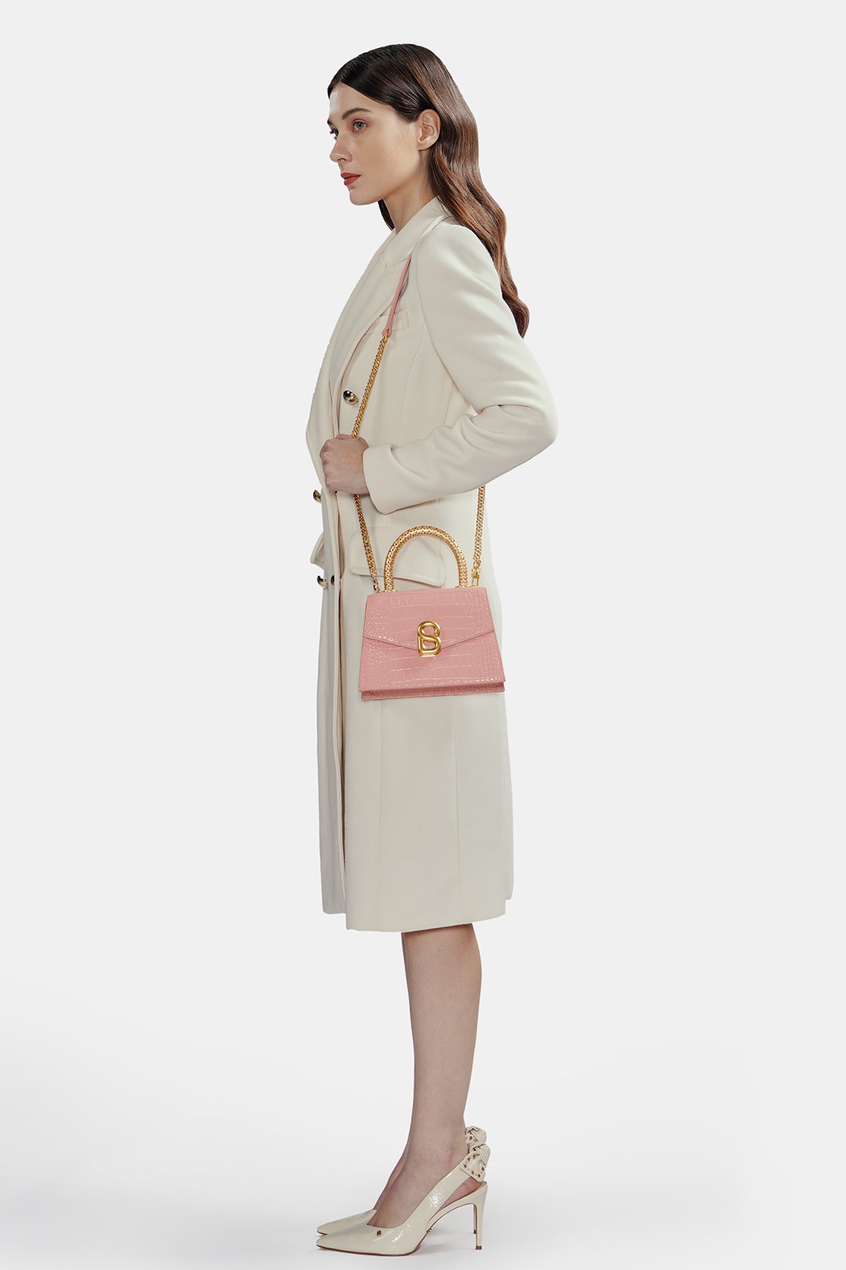 Diana Top Handle Bag - Pink