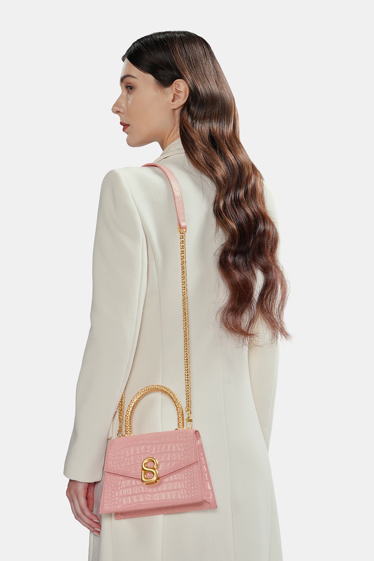 Diana Top Handle Bag - Pink