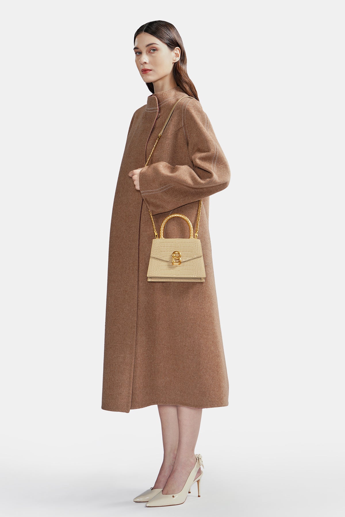 Diana Top Handle Bag - Sand