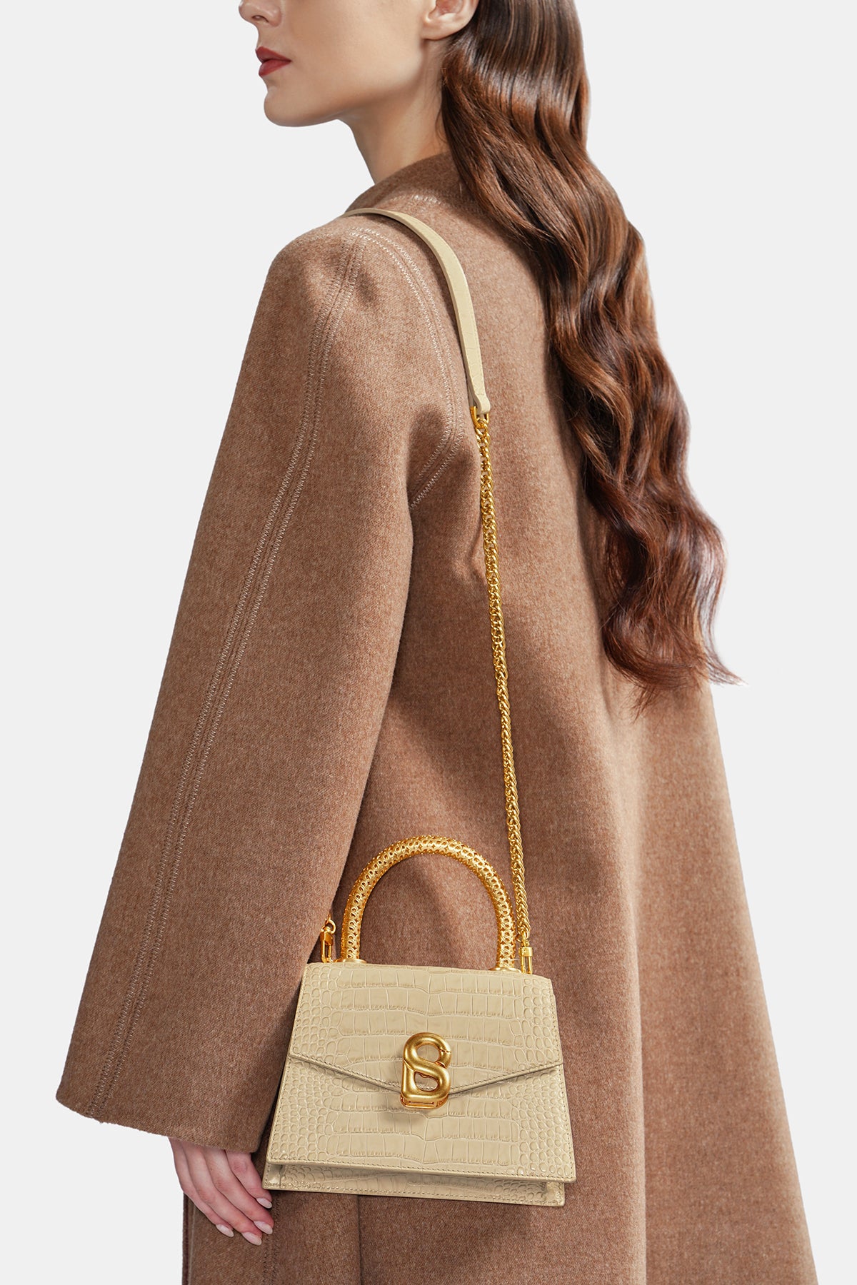 Diana Top Handle Bag - Sand