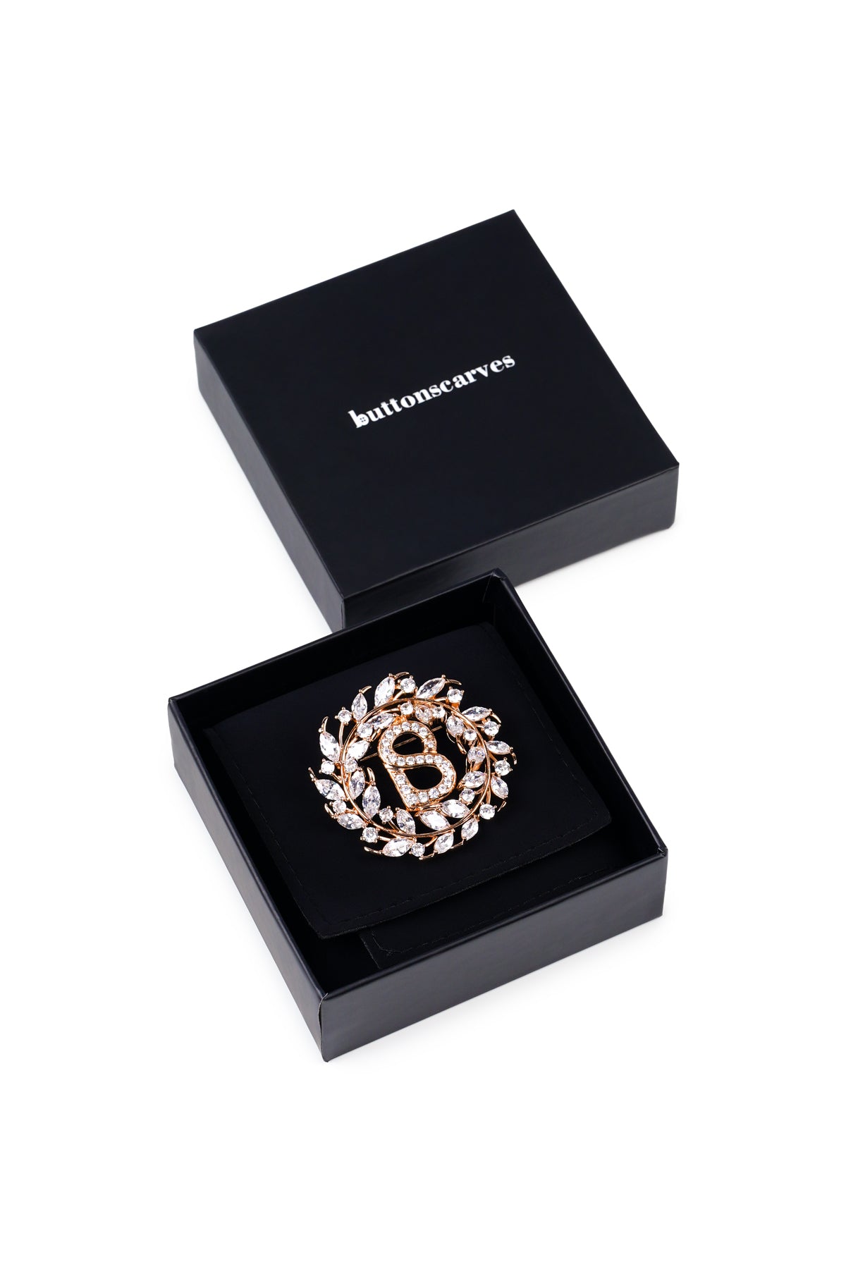 Elodie Brooch - Rose Gold