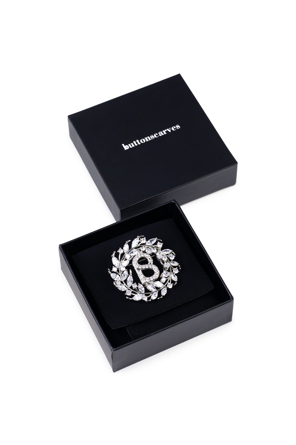 Elodie Brooch - Silver