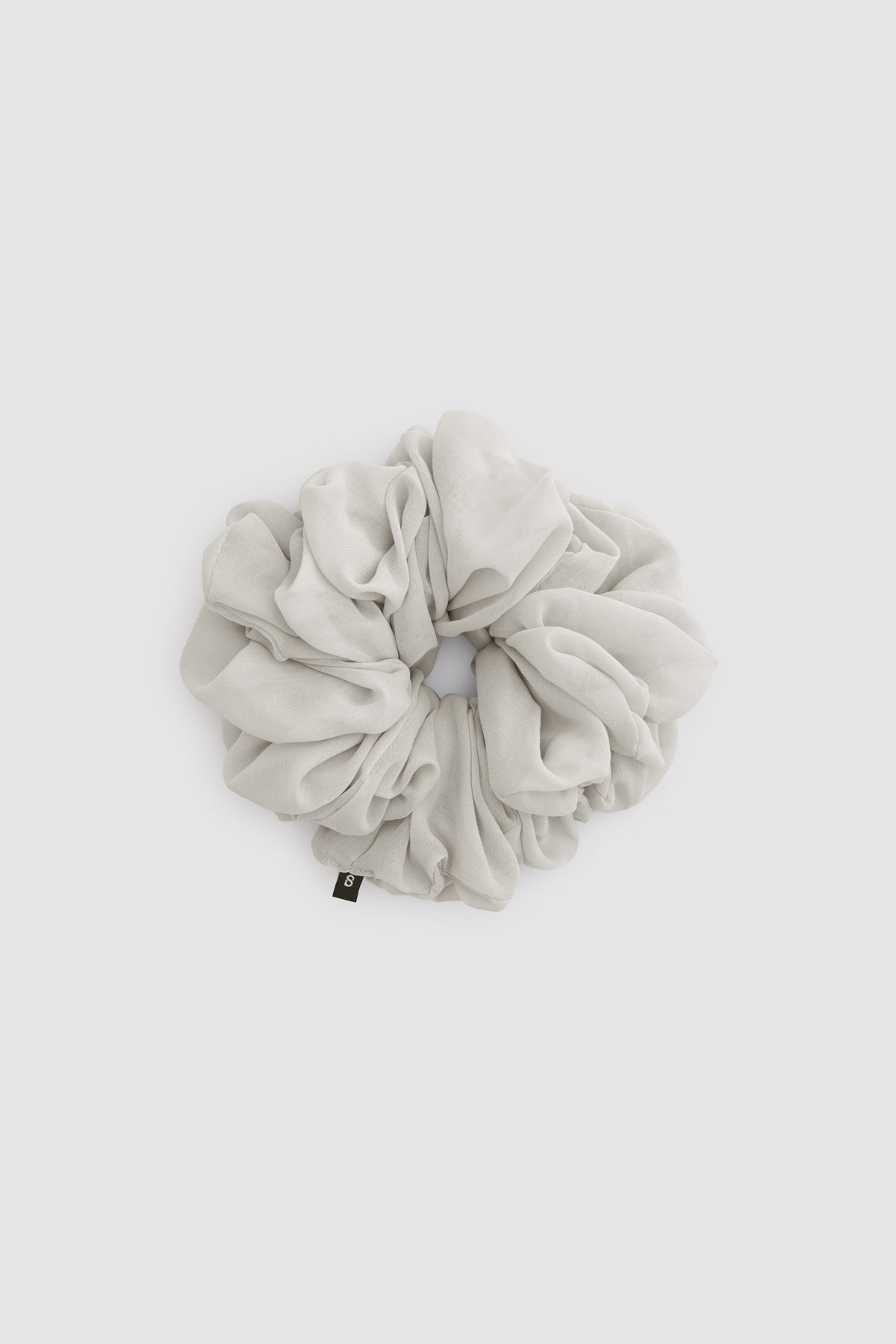 Everyday Twill Scrunchie - Silver Cloud