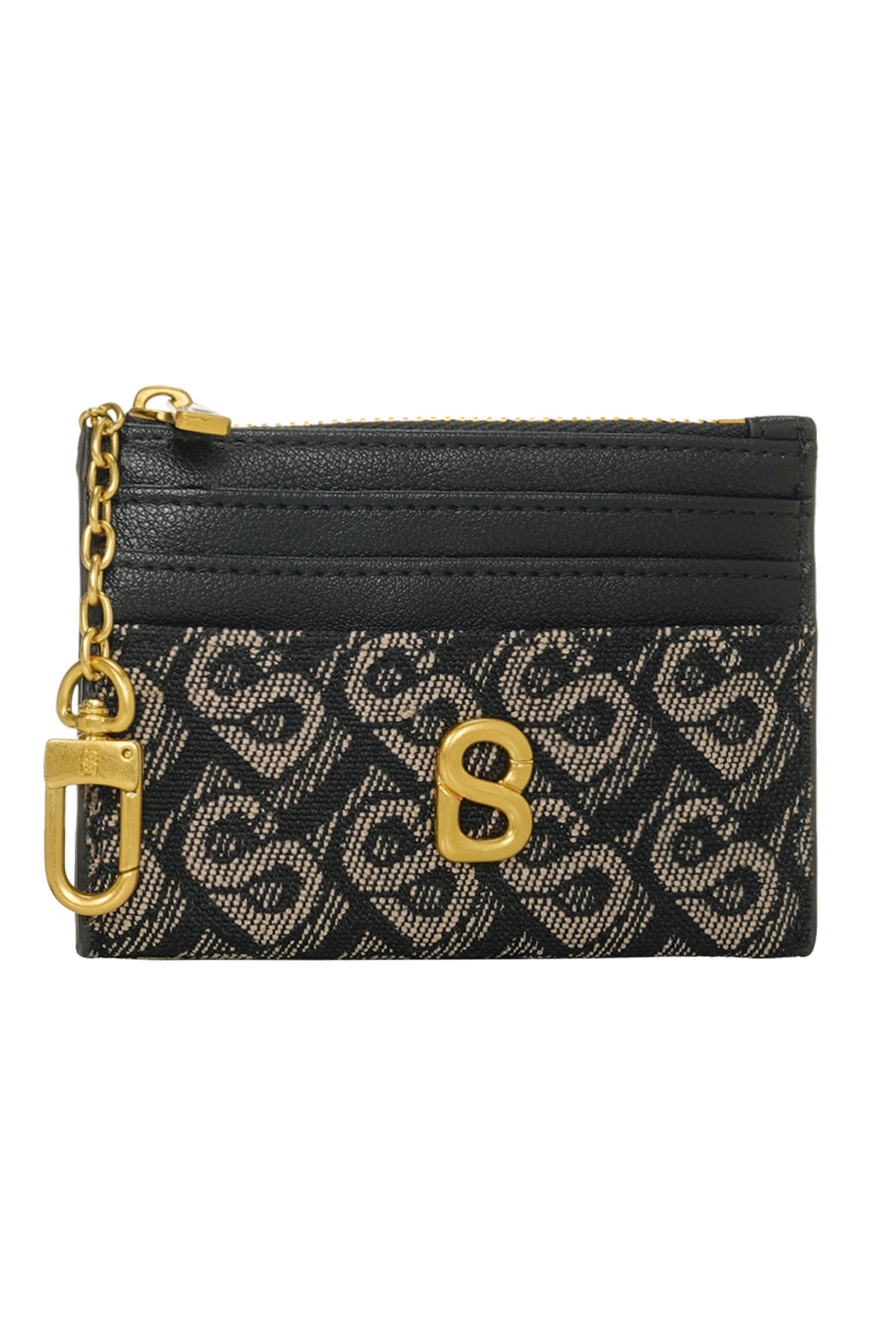 Bimu Jacquard Card Holder - Black