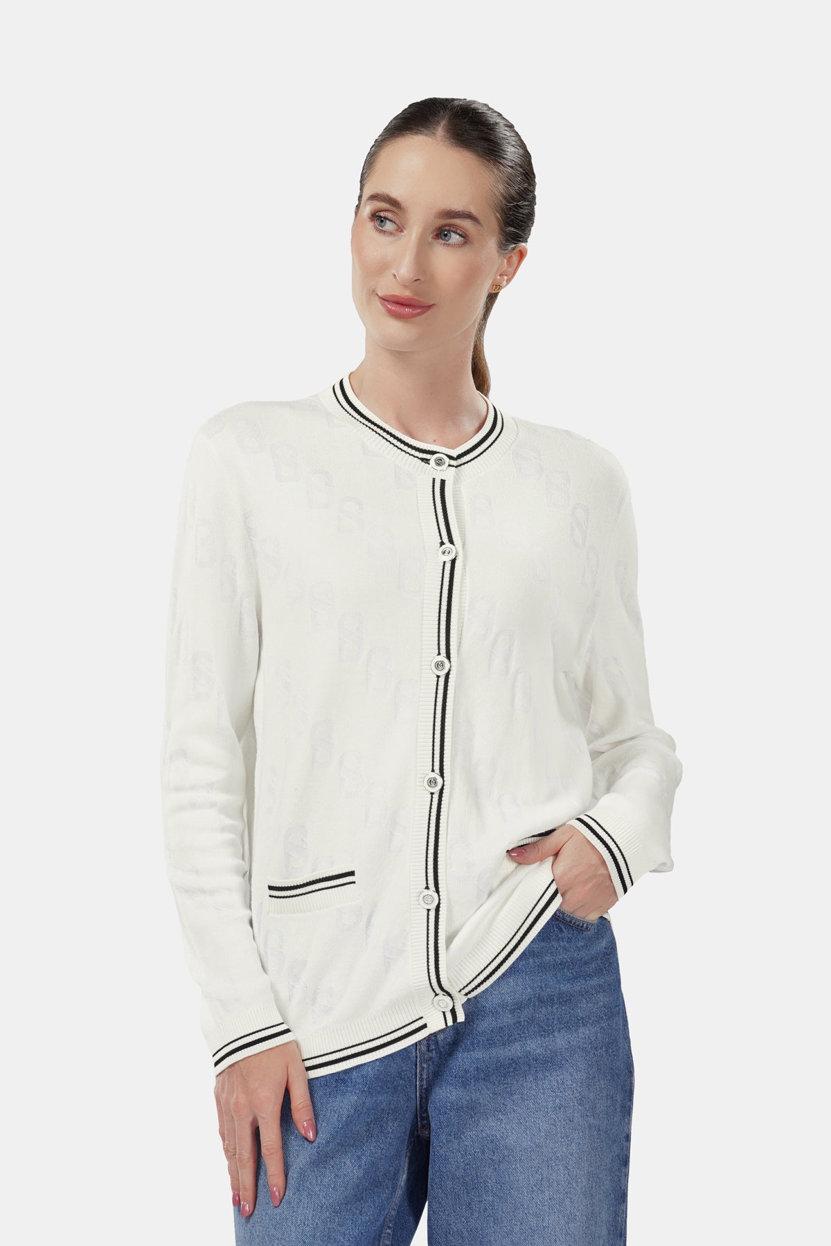 Giana Cardigan - White