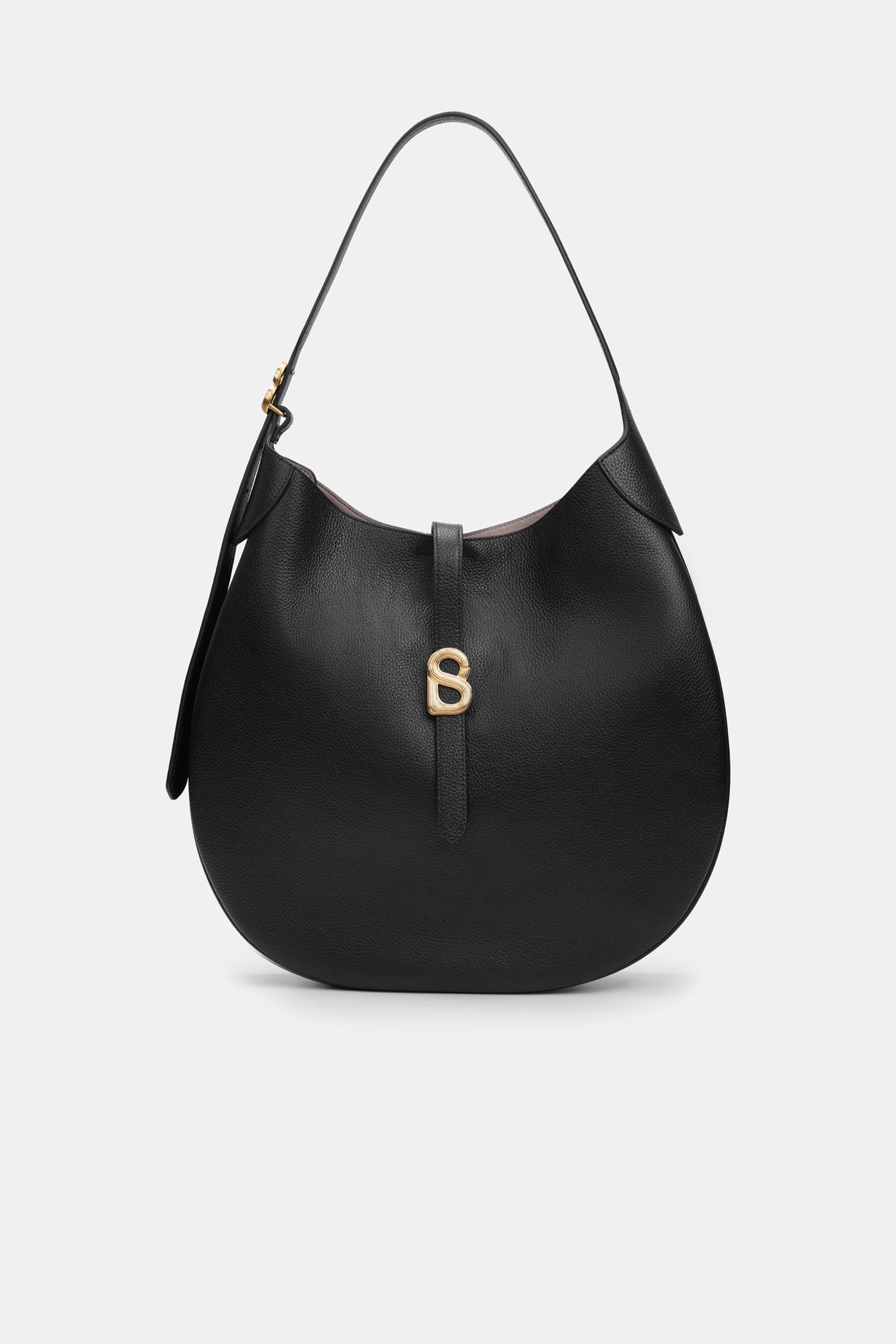 Halo Hobo Bag - Black