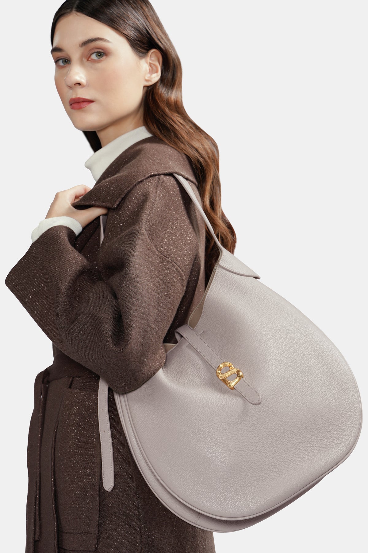 Halo Hobo Bag - Gravel