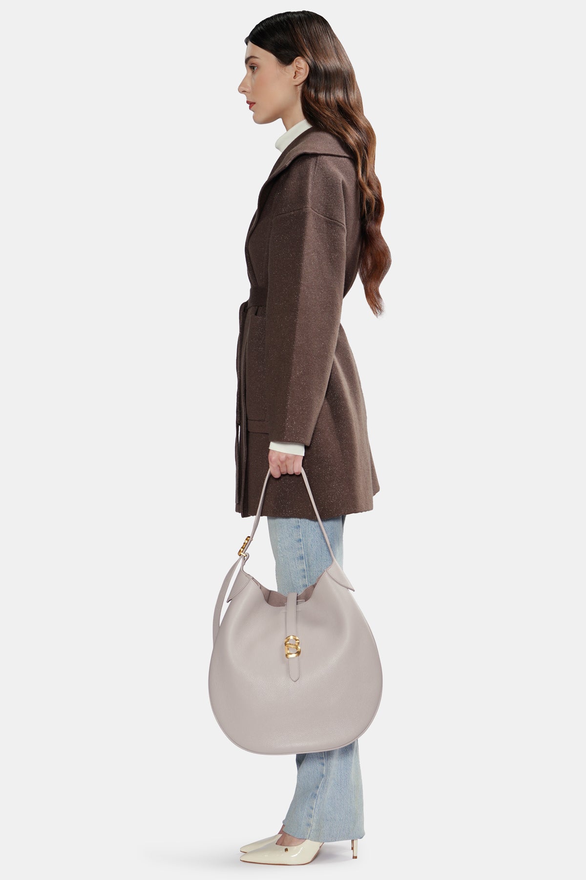Halo Hobo Bag - Gravel