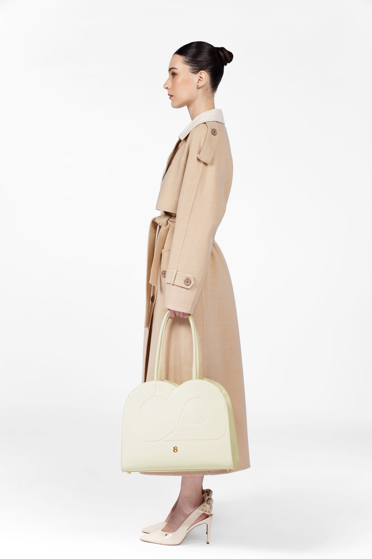 Joy Çanta Büyük - Bianco Candido