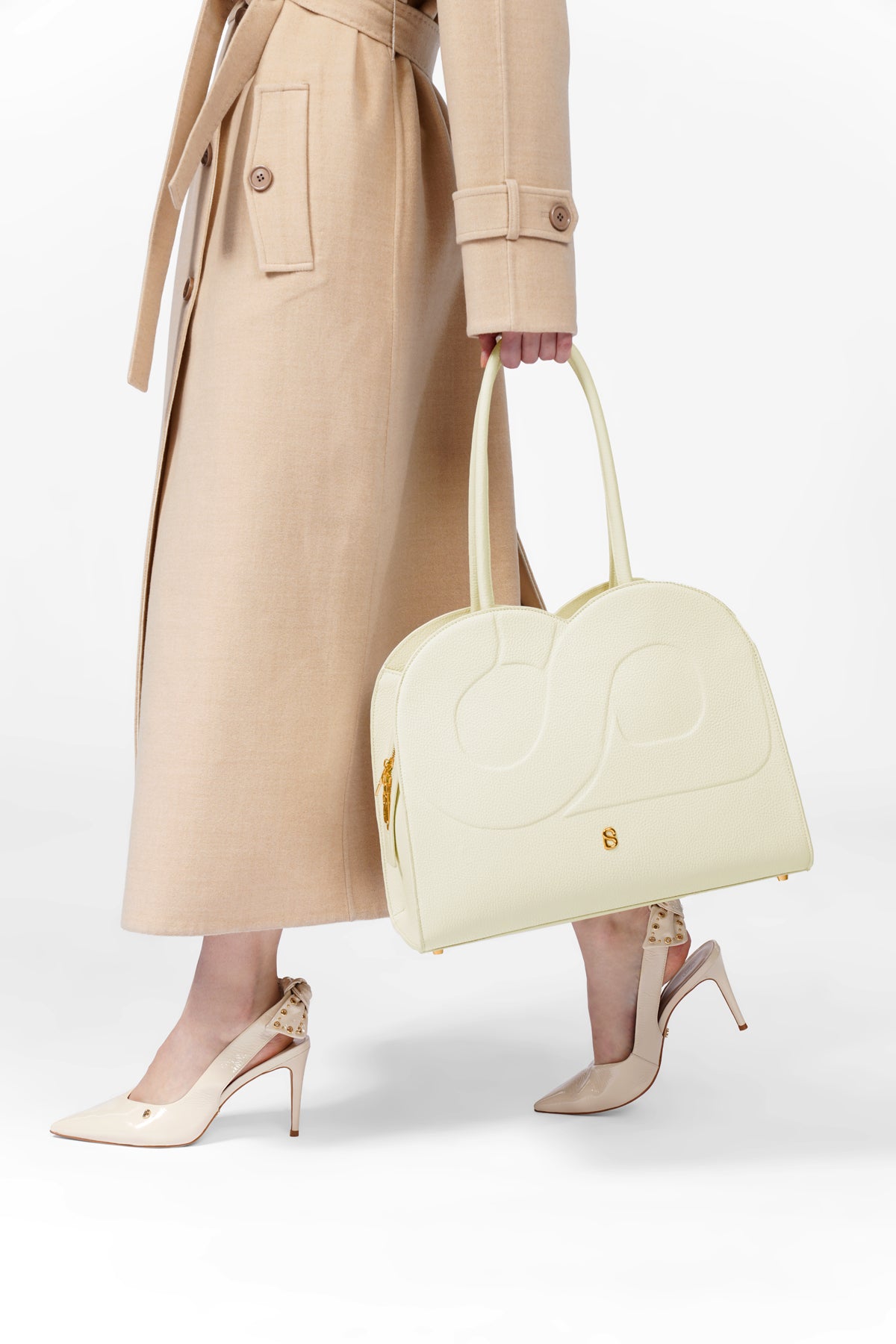 Joy Çanta Büyük - Bianco Candido