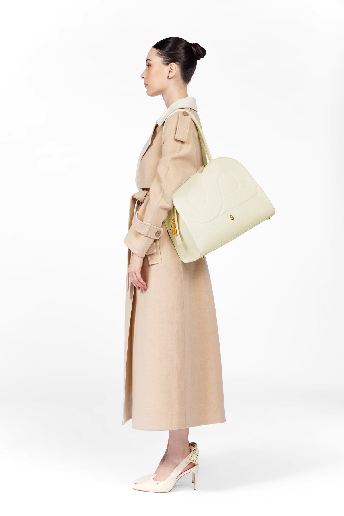 Joy Çanta Büyük - Bianco Candido