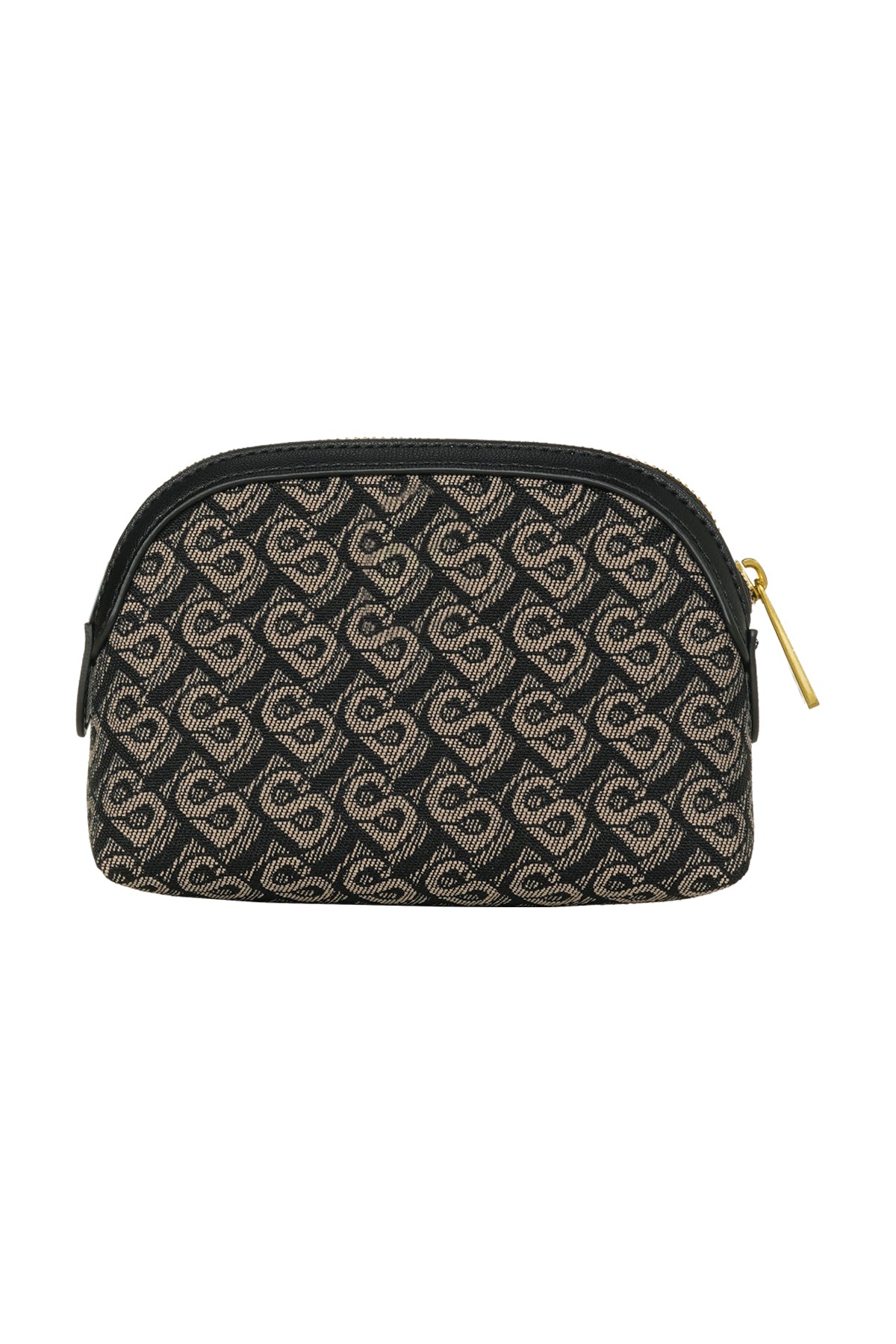 Bimu Jacquard Cosmetic Pouch Medium - Black