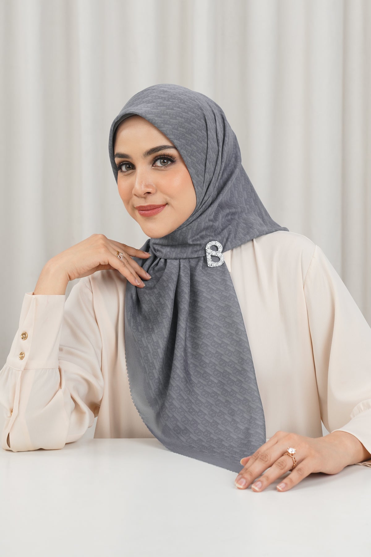 Leena Monogram Square - Tornado