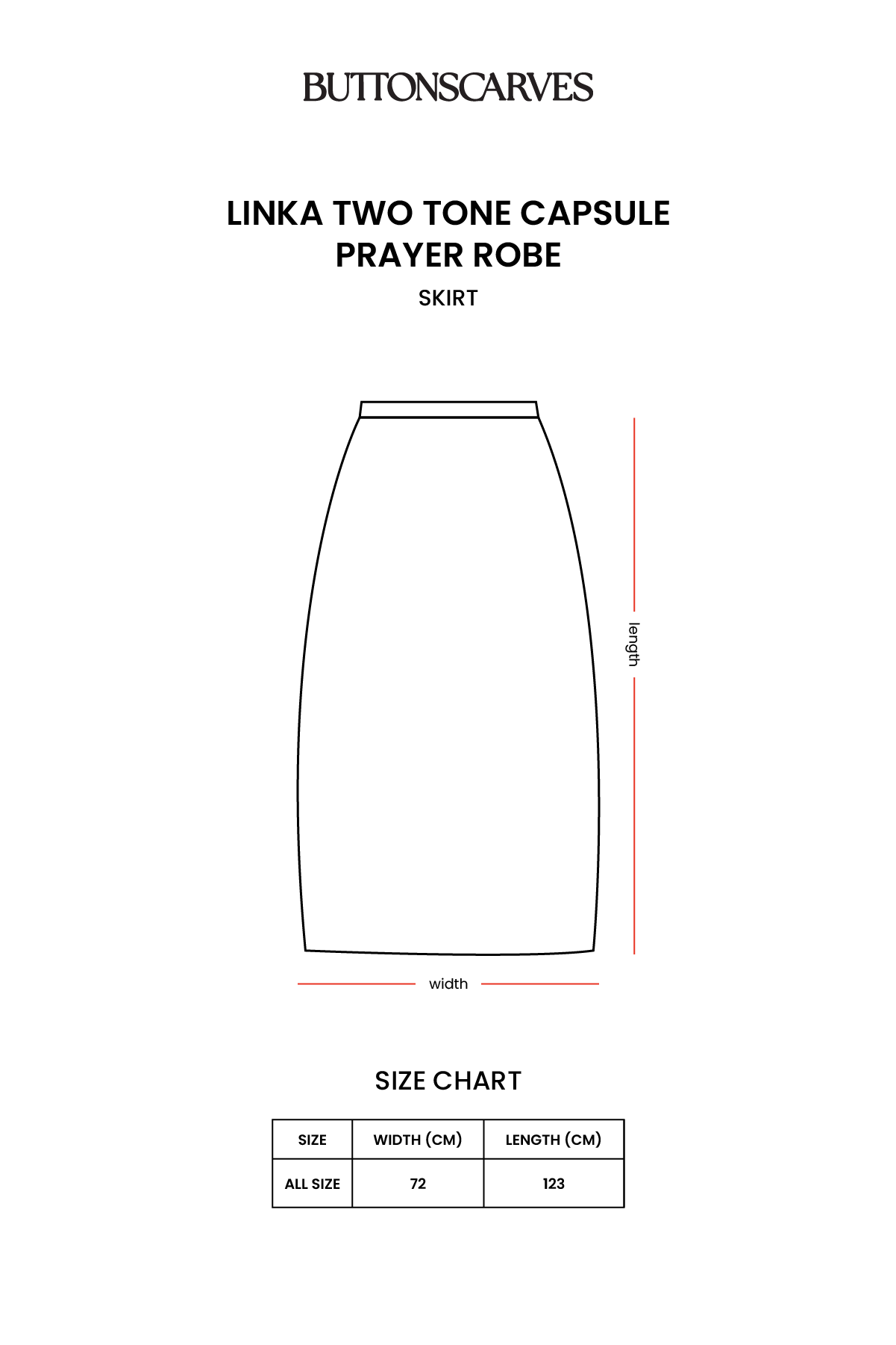 Linka Two Tone Capsule Prayer Robe - Mist