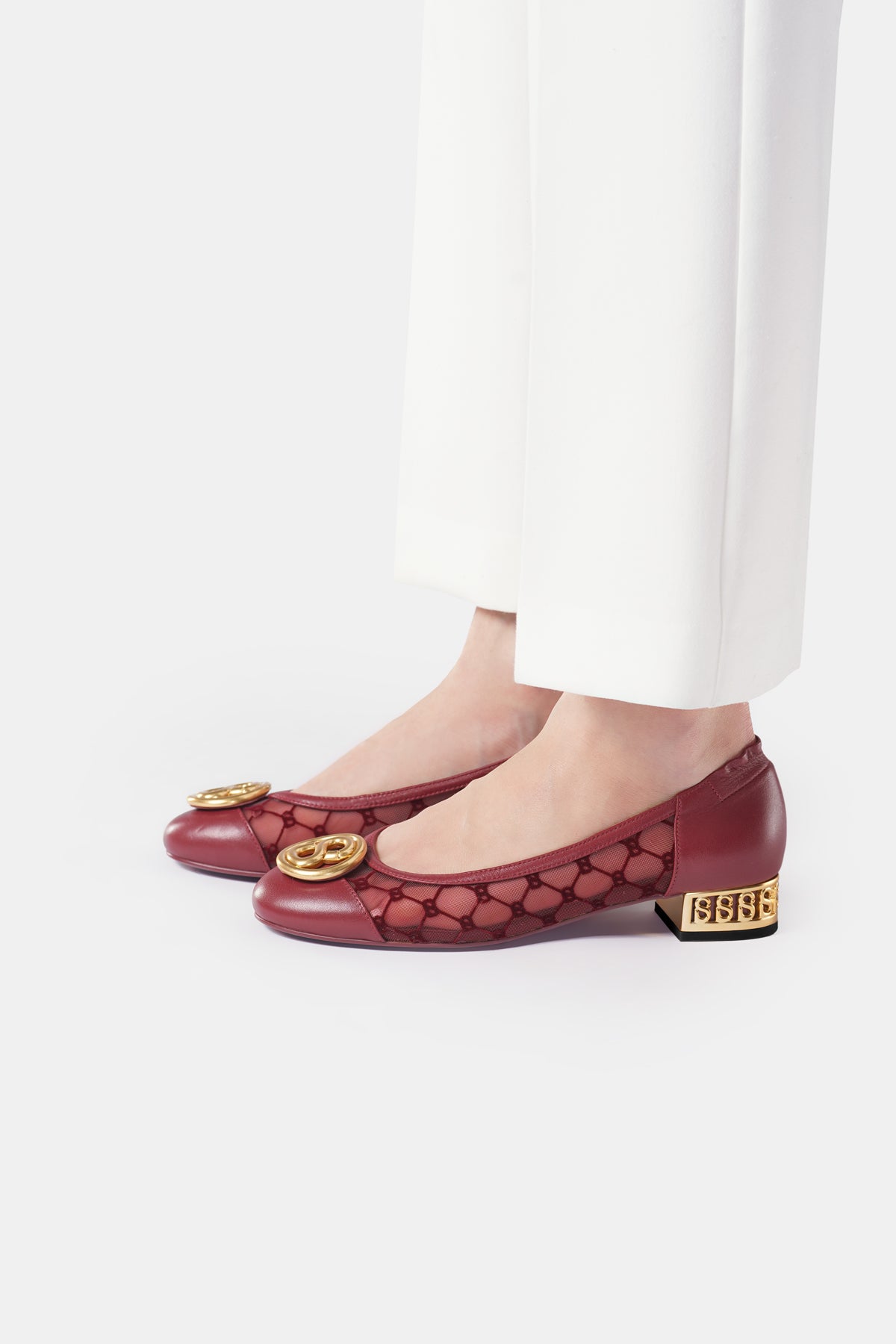 Meela Pump - Maroon