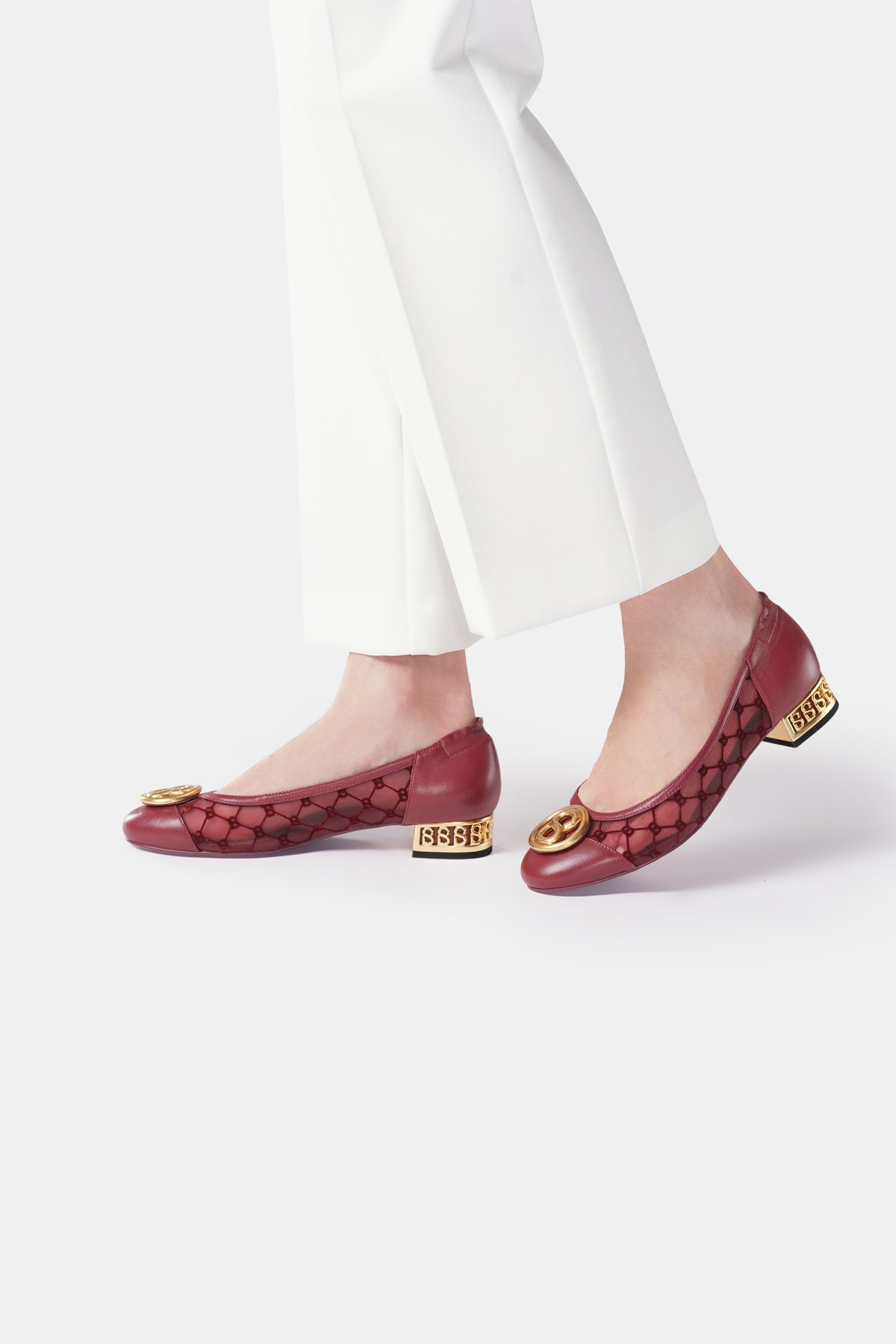 Meela Pump - Maroon