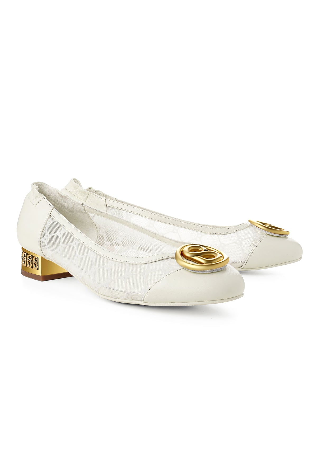 Meela Pump - Broken White