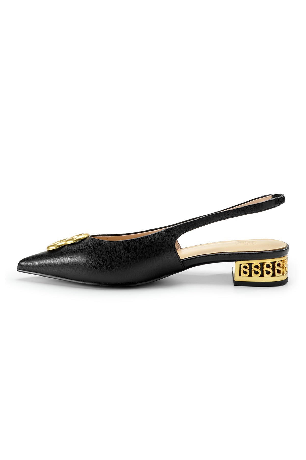 Milly Slingback Shoes - Caviar