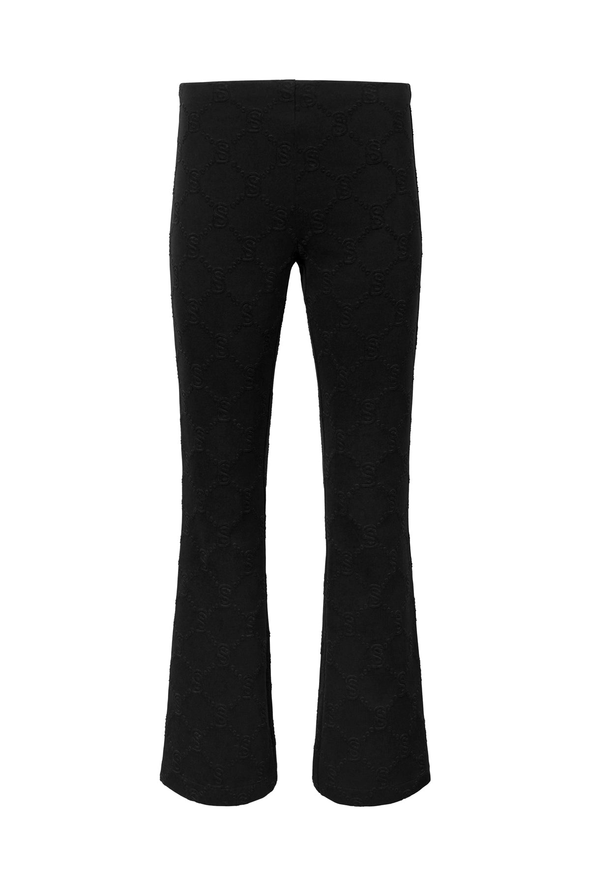 Monogram Beverly Knit Pants - Black